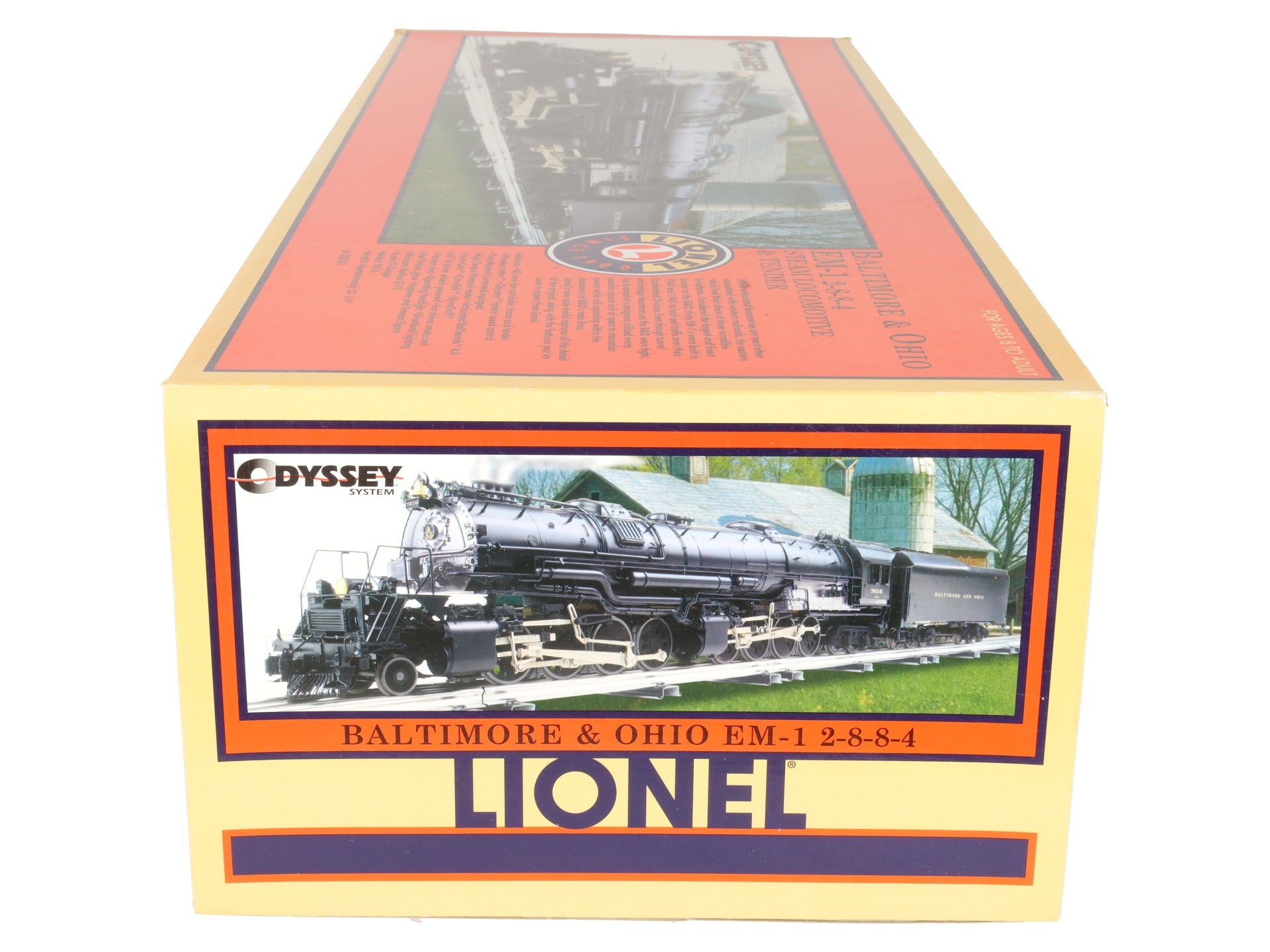 Lionel 6-28051 O Gauge B&O EM-1 2-8-8-4 Steam Locomotive & Tender #7616 EX/Box