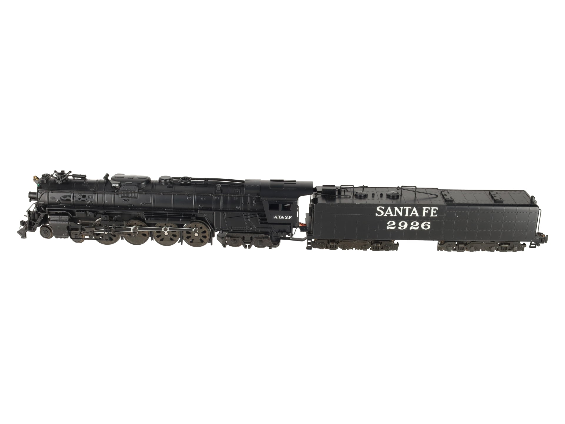 American Models S Scale Santa Fe 4-8-4 Northern Steam Locomotive & Tender #2926 EX/Box