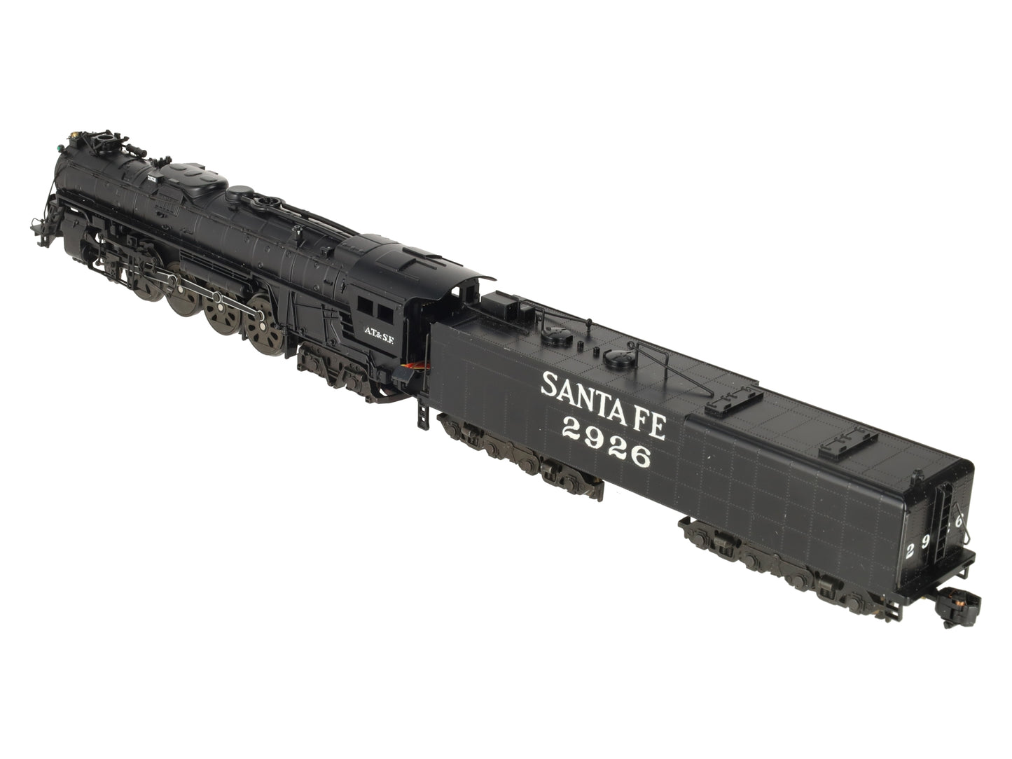 American Models S Scale Santa Fe 4-8-4 Northern Steam Locomotive & Tender #2926 EX/Box