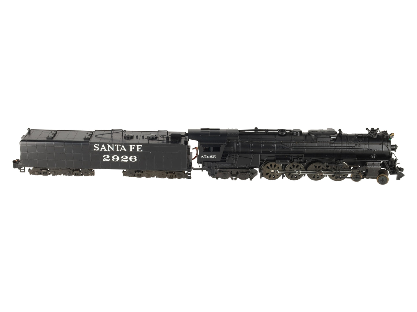 American Models S Scale Santa Fe 4-8-4 Northern Steam Locomotive & Tender #2926 EX/Box