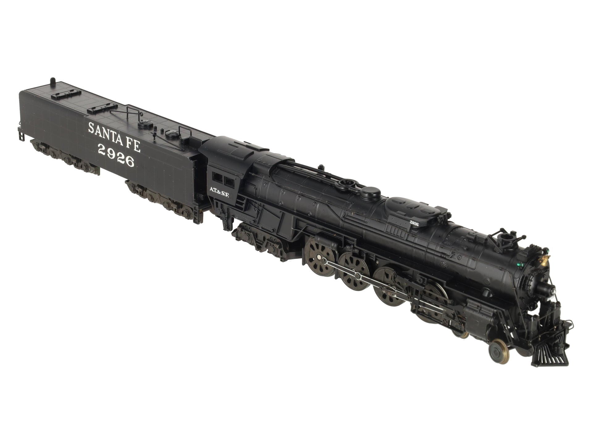 American Models S Scale Santa Fe 4-8-4 Northern Steam Locomotive & Tender #2926 EX/Box