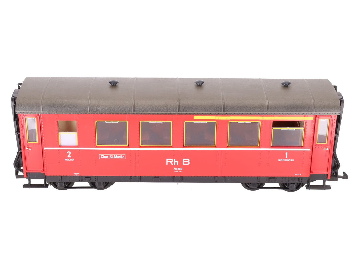 LGB 3063 Rh B Red 8-Wheel Passenger Car EX/Box