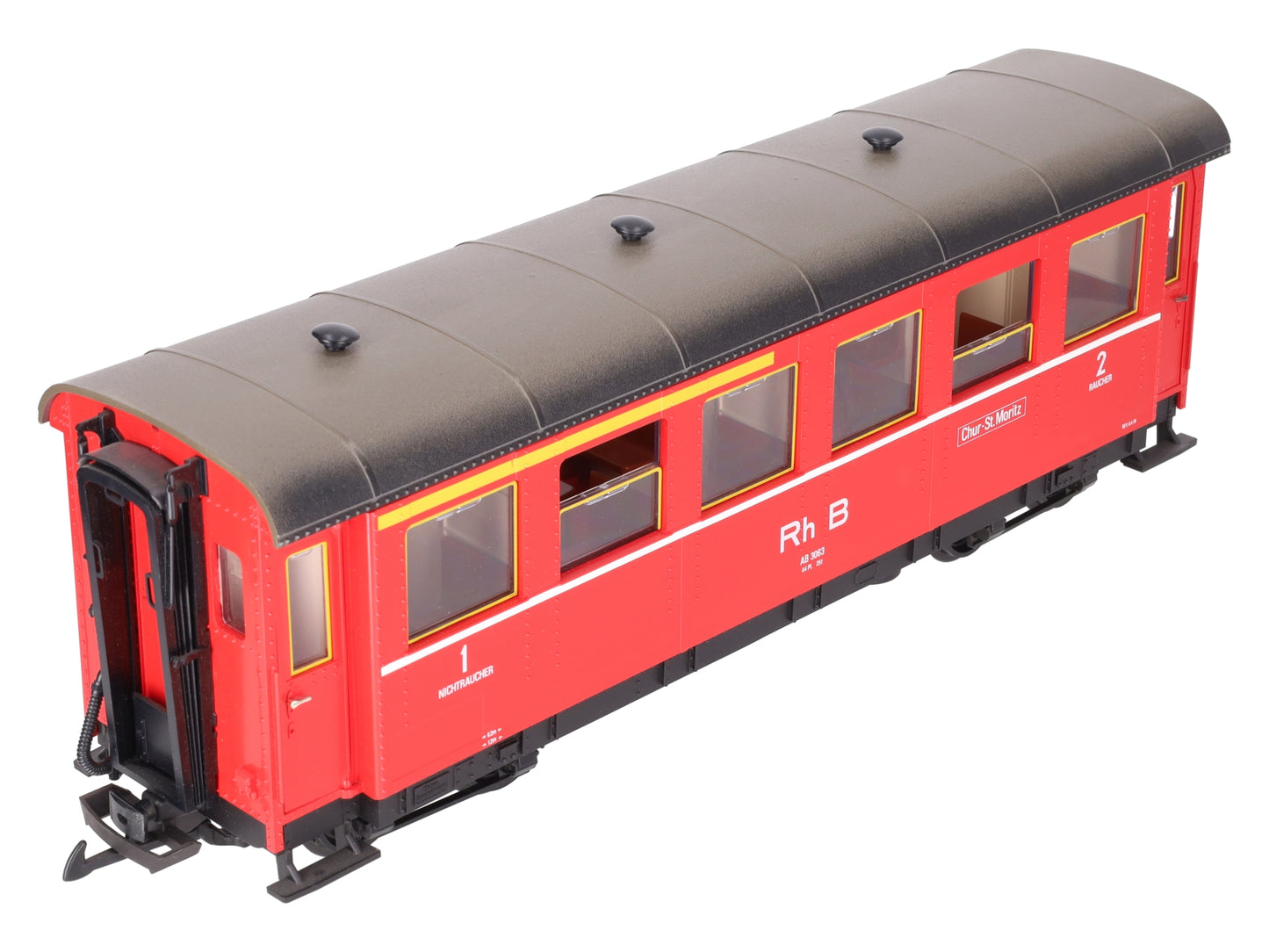 LGB 3063 Rh B Red 8-Wheel Passenger Car EX/Box