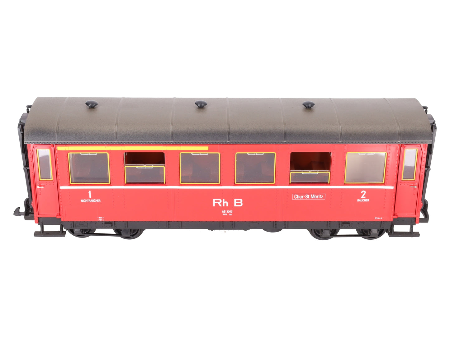LGB 3063 Rh B Red 8-Wheel Passenger Car EX/Box