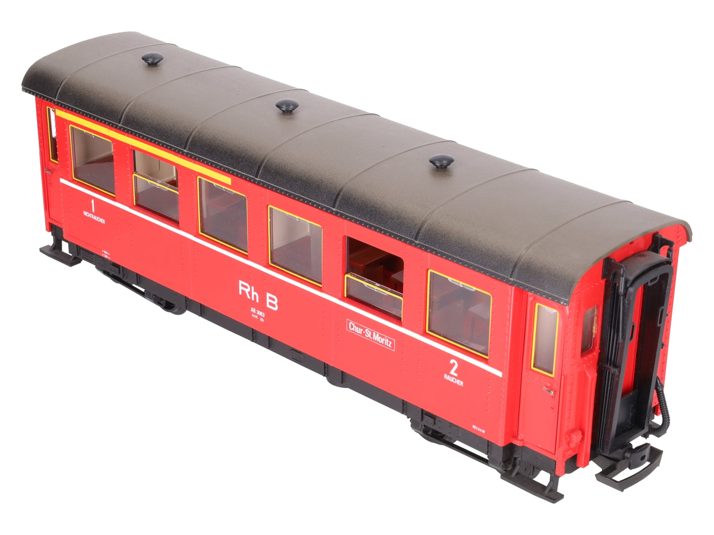 LGB 3063 Rh B Red 8-Wheel Passenger Car EX/Box