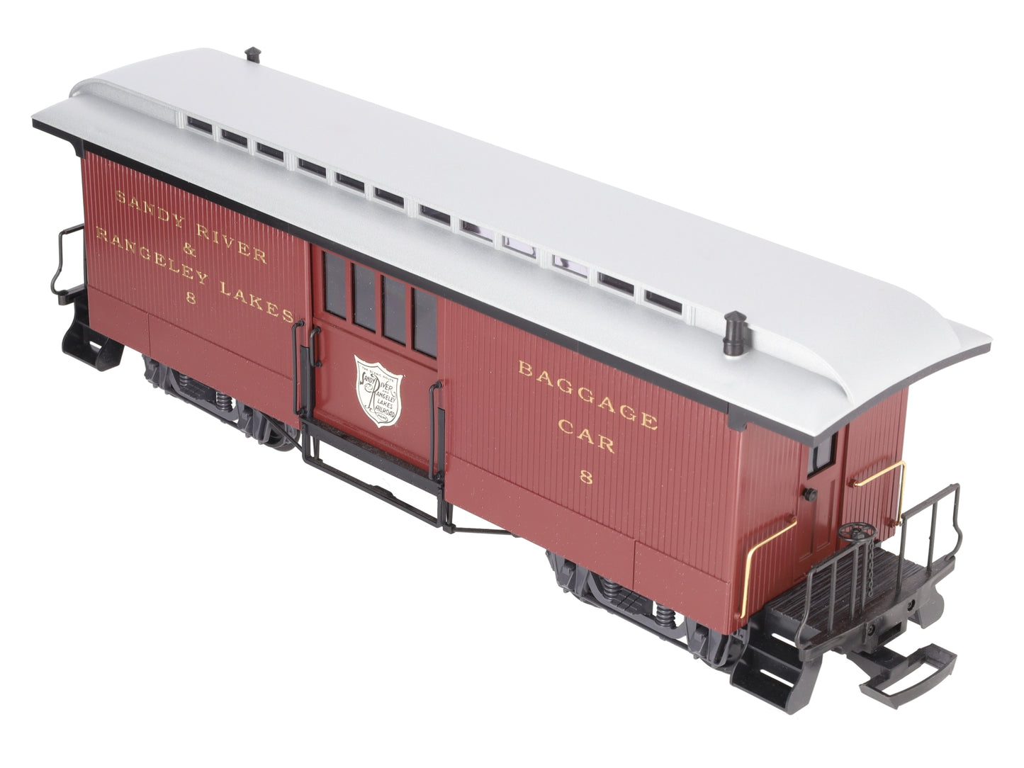LGB 33840 G Scale SR&RL Baggage Car #8 LN/Box