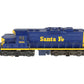 American Flyer 4-8651 S Gauge Santa Fe GP-20 Diesel Engine #8551 EX/Box