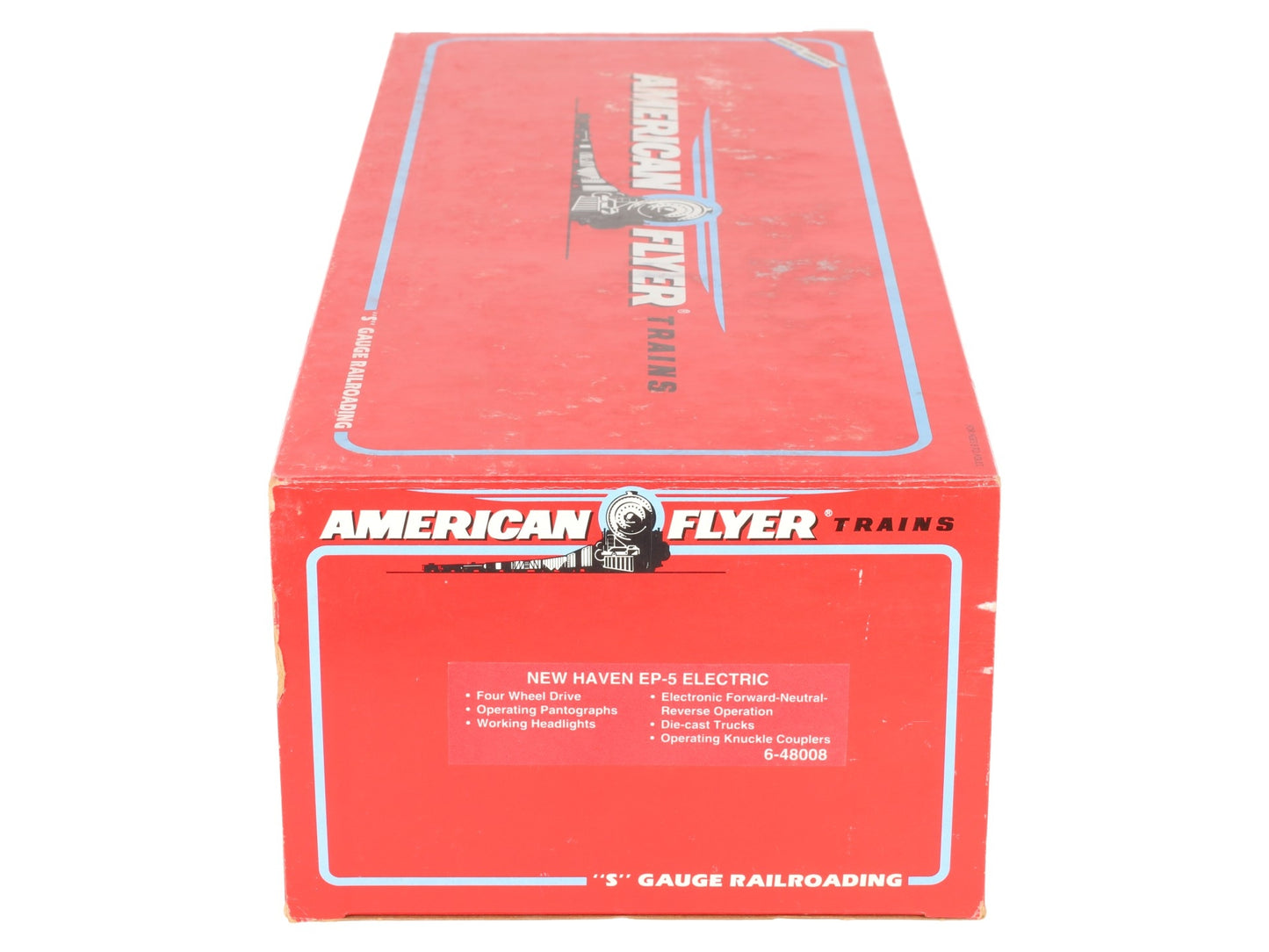 American Flyer 6-48008 S Scale New Haven EP-5 Powered Electric Locomotive #8008 EX/Box