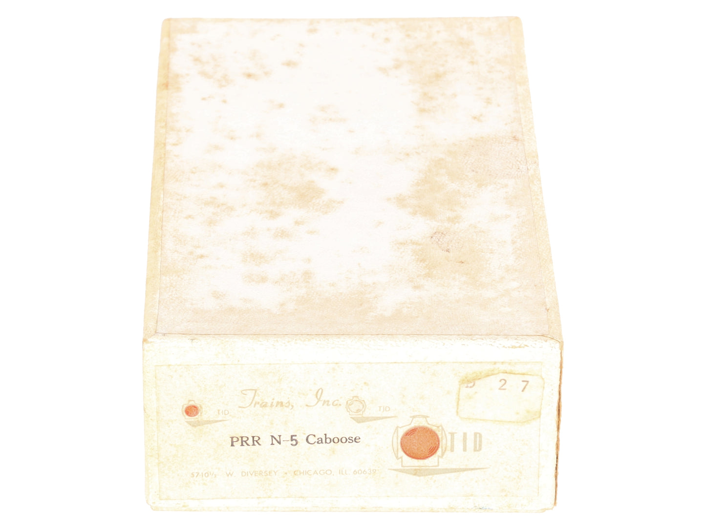 Trains Inc. HO Scale BRASS PRR N-5 Caboose EX/Box