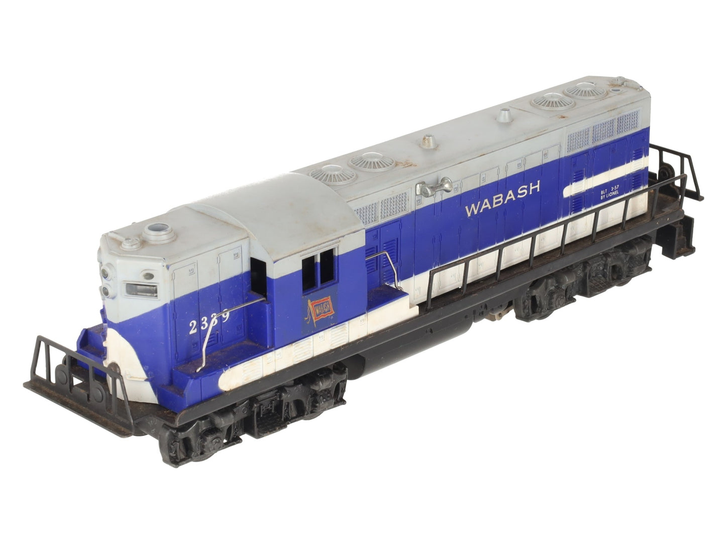 Lionel 2339 Vintage O Wabash GP-7 Powered Diesel Locomotive #2339 VG/Box