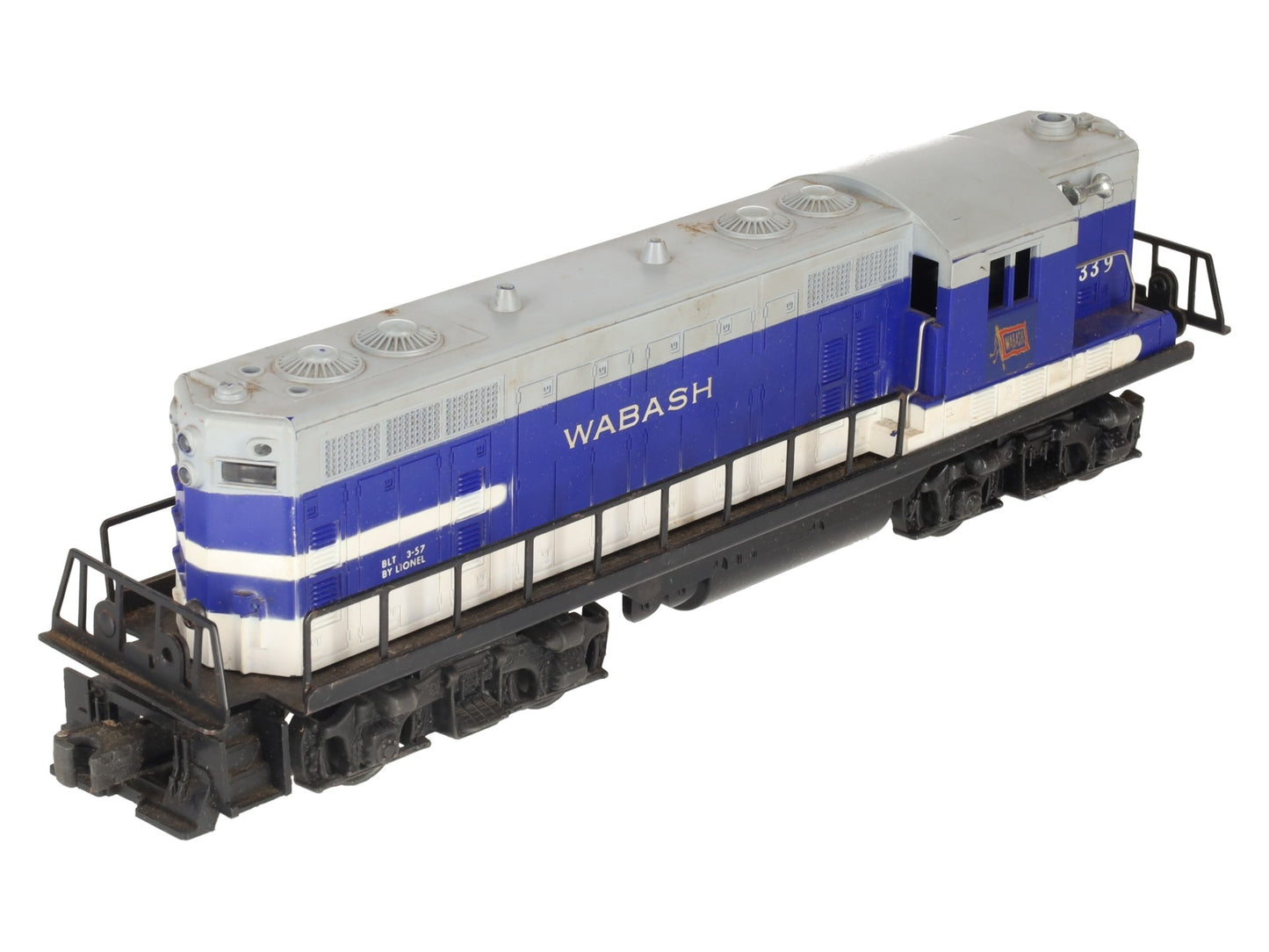 Lionel 2339 Vintage O Wabash GP-7 Powered Diesel Locomotive #2339 VG/Box