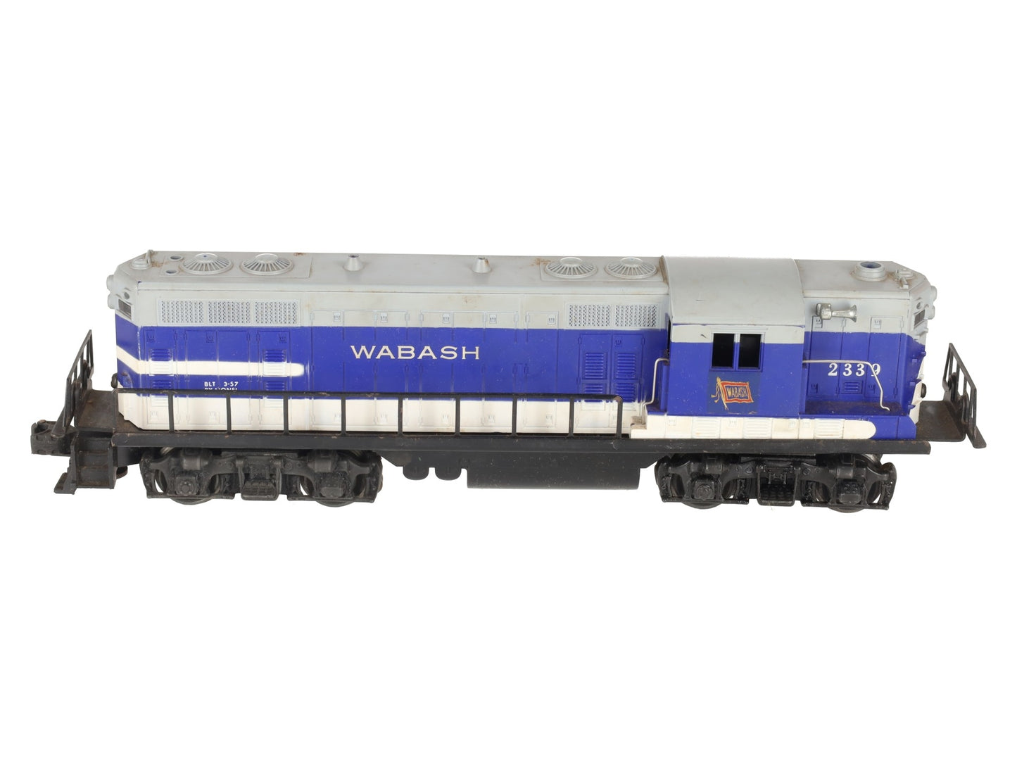 Lionel 2339 Vintage O Wabash GP-7 Powered Diesel Locomotive #2339 VG/Box