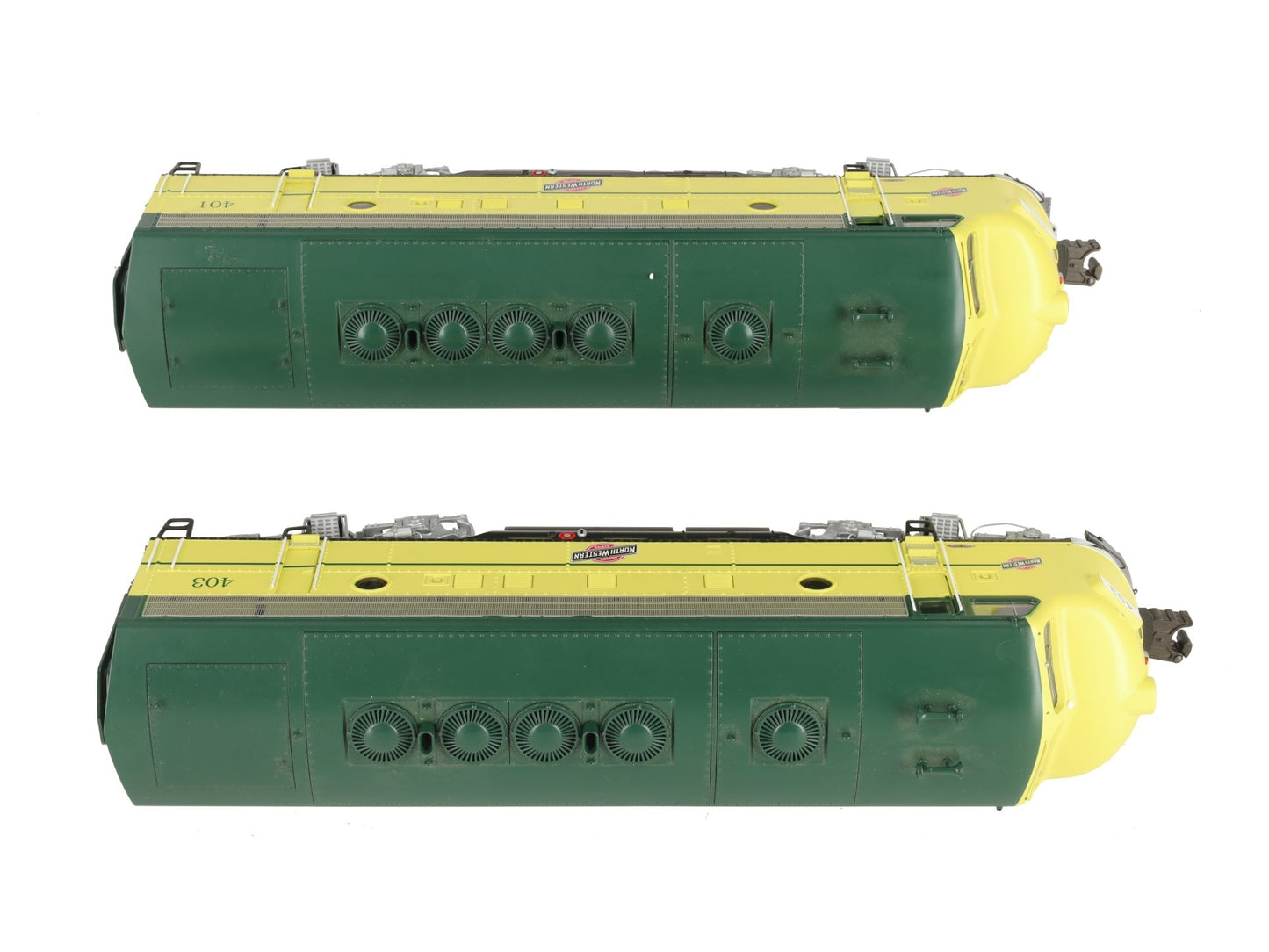 Lionel 6-38754 O Gauge C&NW Legacy F-7 AA Diesel Locomotive Set #401/#403 EX/Box