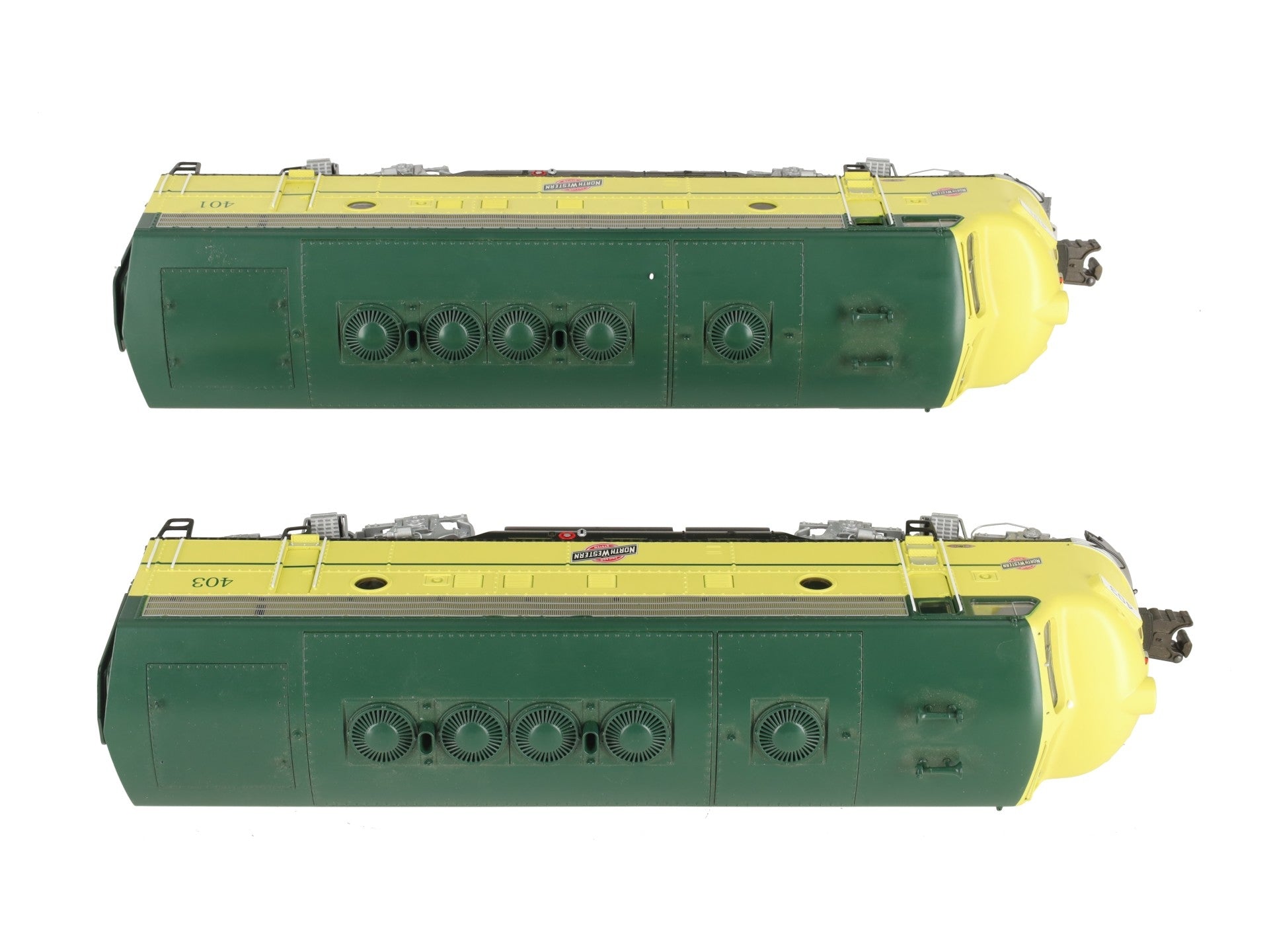 Lionel 6-38754 O Gauge C&NW Legacy F-7 AA Diesel Locomotive Set #401/#403 EX/Box