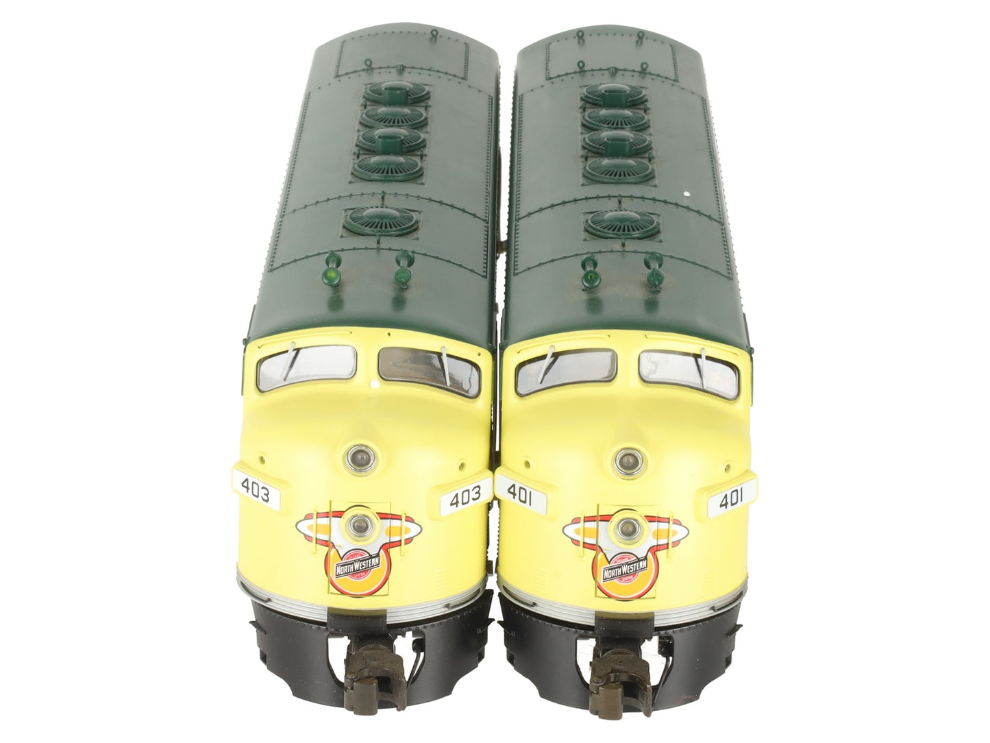Lionel 6-38754 O Gauge C&NW Legacy F-7 AA Diesel Locomotive Set #401/#403 EX/Box