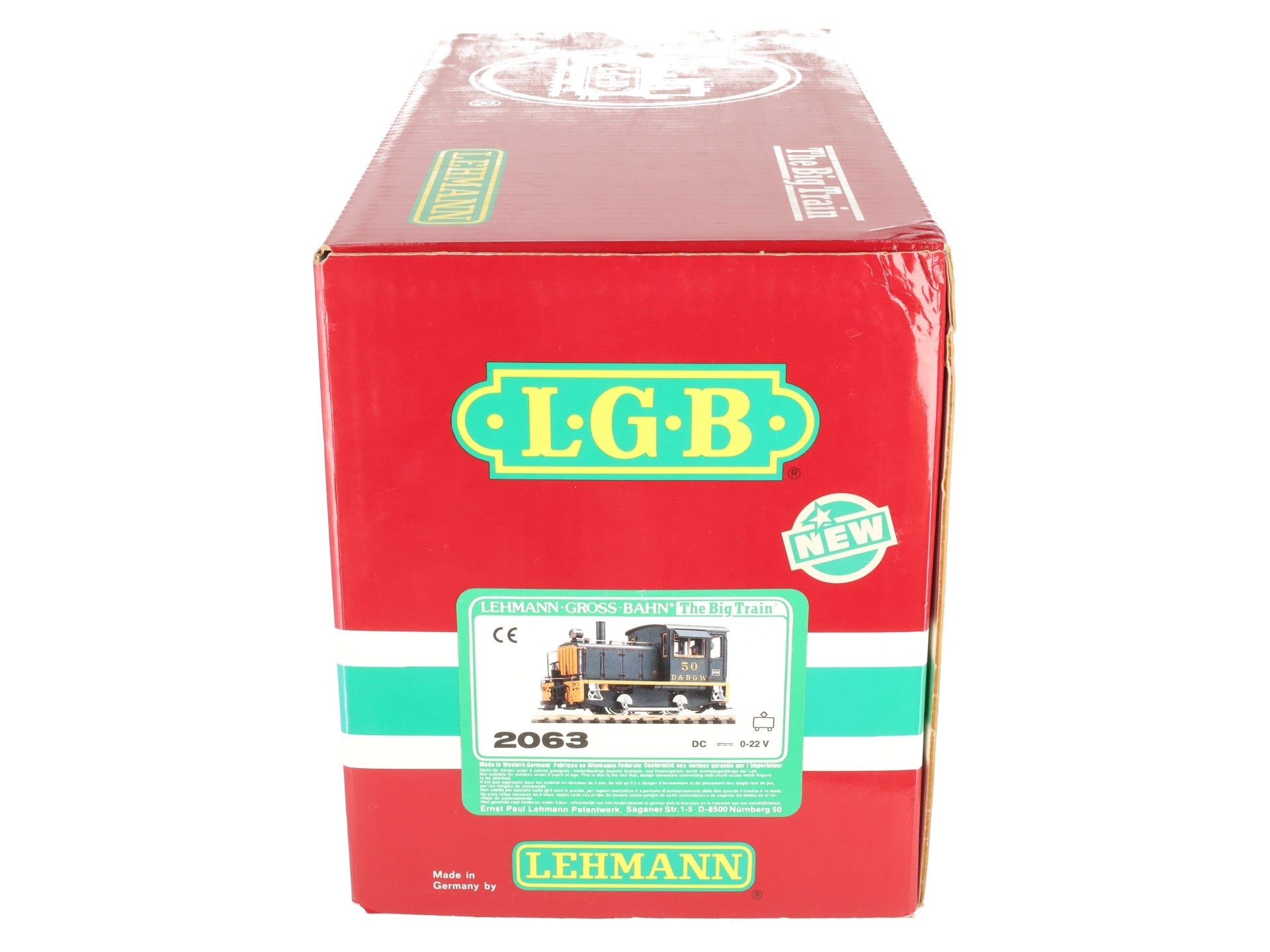 LGB 2063 G Denver and Rio Grande Western 0-4-0 Diesel Switcher #50 LN/Box