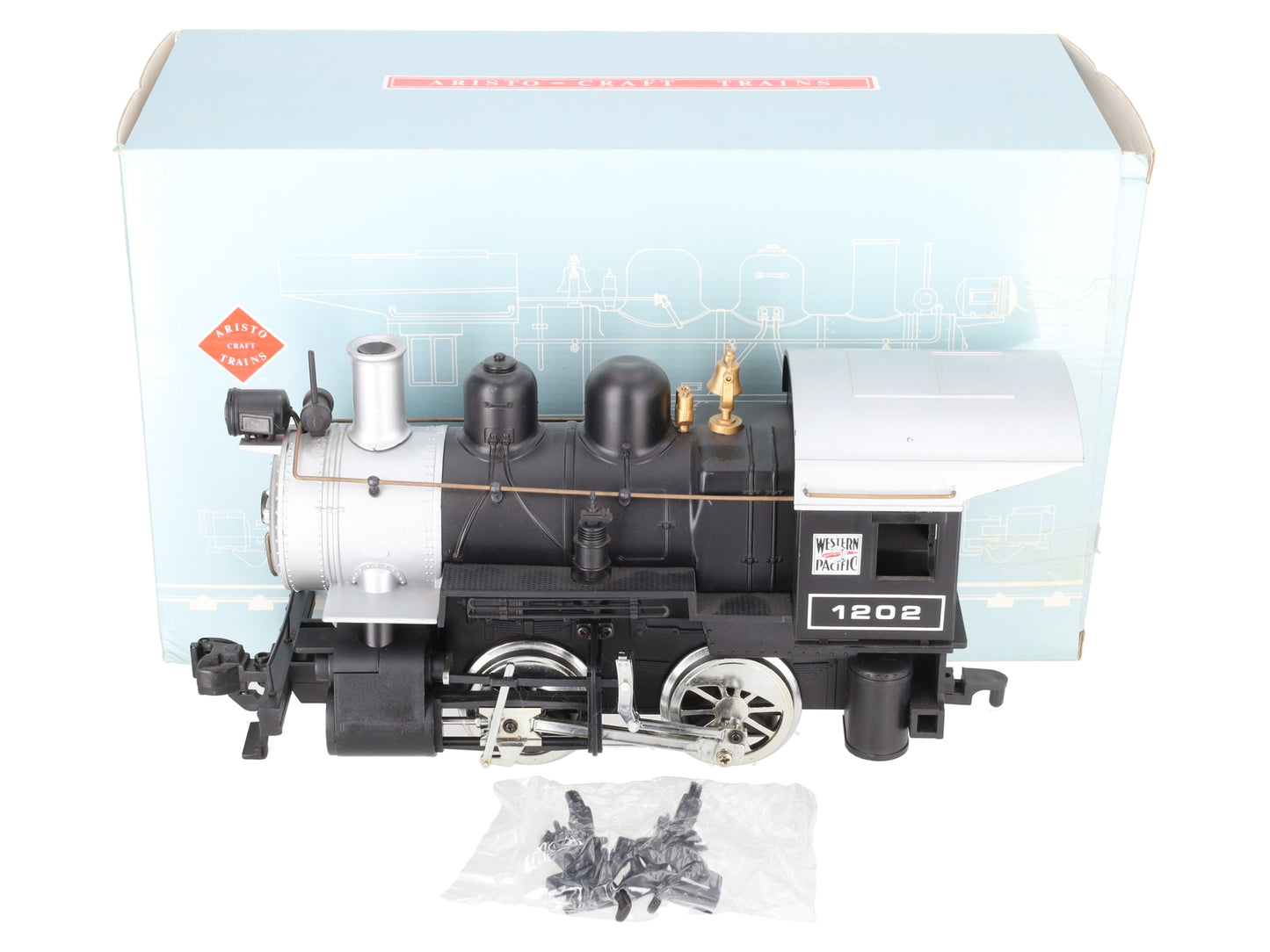 Aristo-Craft 21202 Western Pacific 0-4-0 Steam Locomotive EX/Box