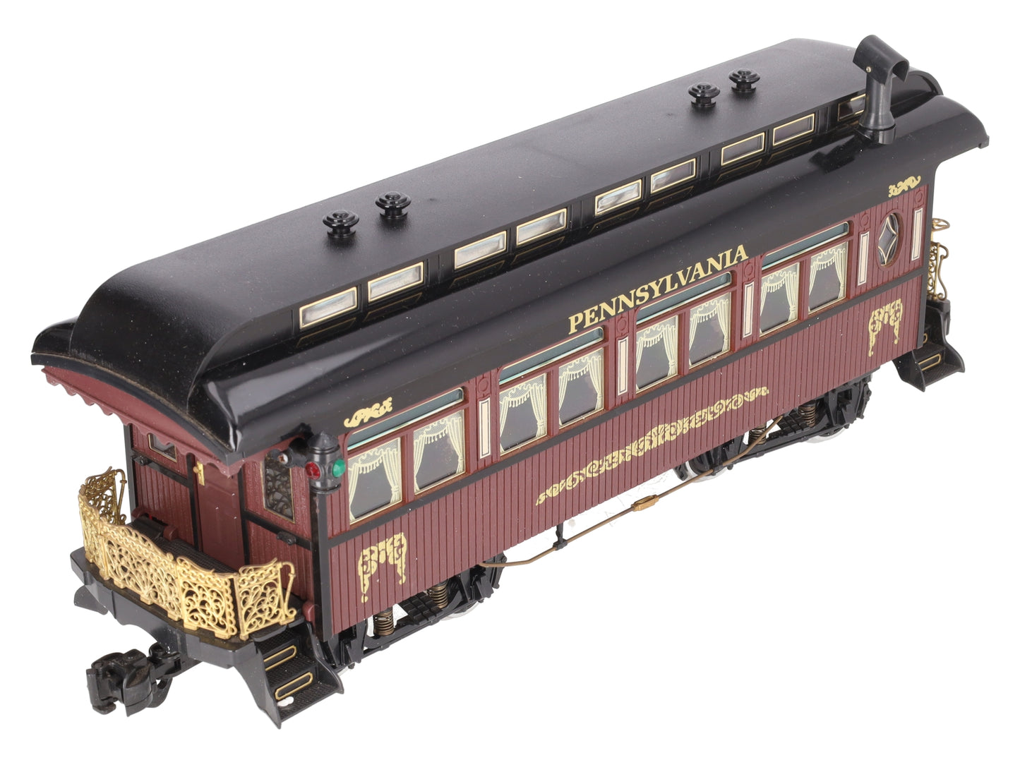 Aristo-Craft 31201 G Scale Pennsylvania Observation Car - Metal Wheels EX/Box