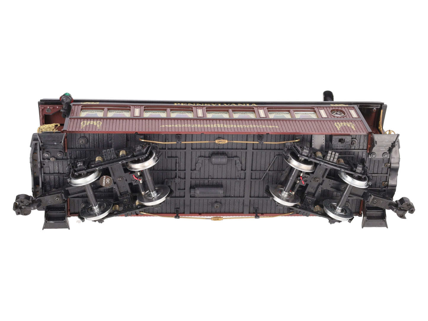 Aristo-Craft 31201 G Scale Pennsylvania Observation Car - Metal Wheels EX/Box