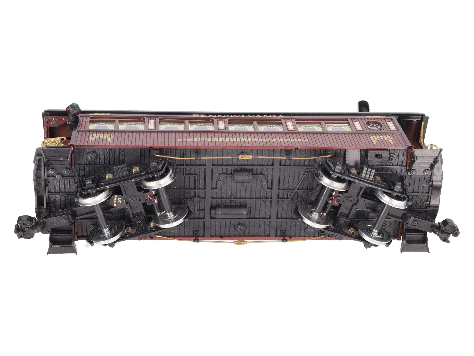 Aristo-Craft 31201 G Scale Pennsylvania Observation Car - Metal Wheels EX/Box