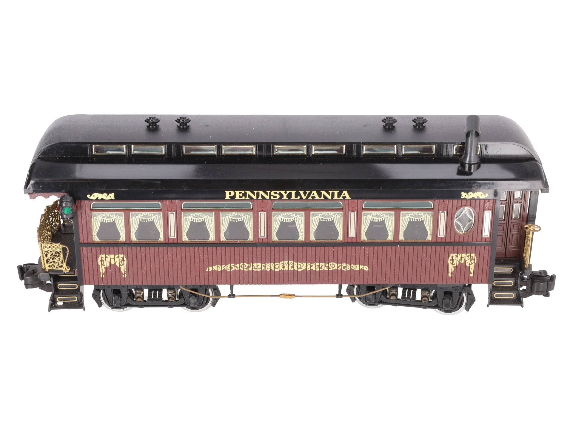 Aristo-Craft 31201 G Scale Pennsylvania Observation Car - Metal Wheels EX/Box