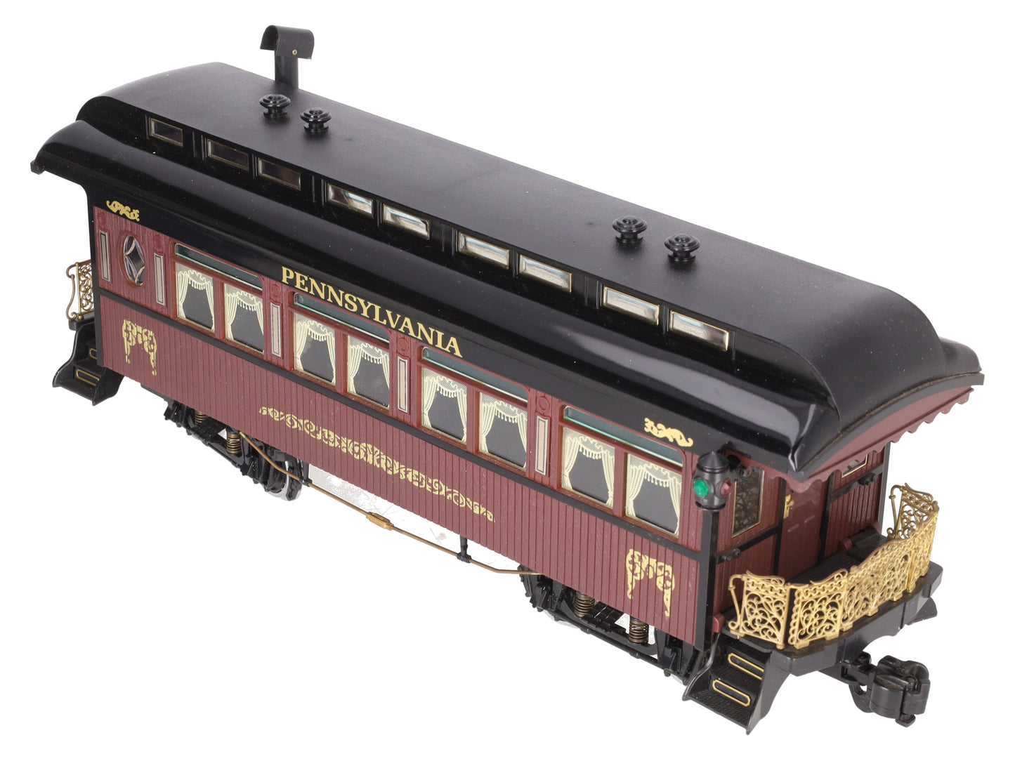 Aristo-Craft 31201 G Scale Pennsylvania Observation Car - Metal Wheels EX/Box