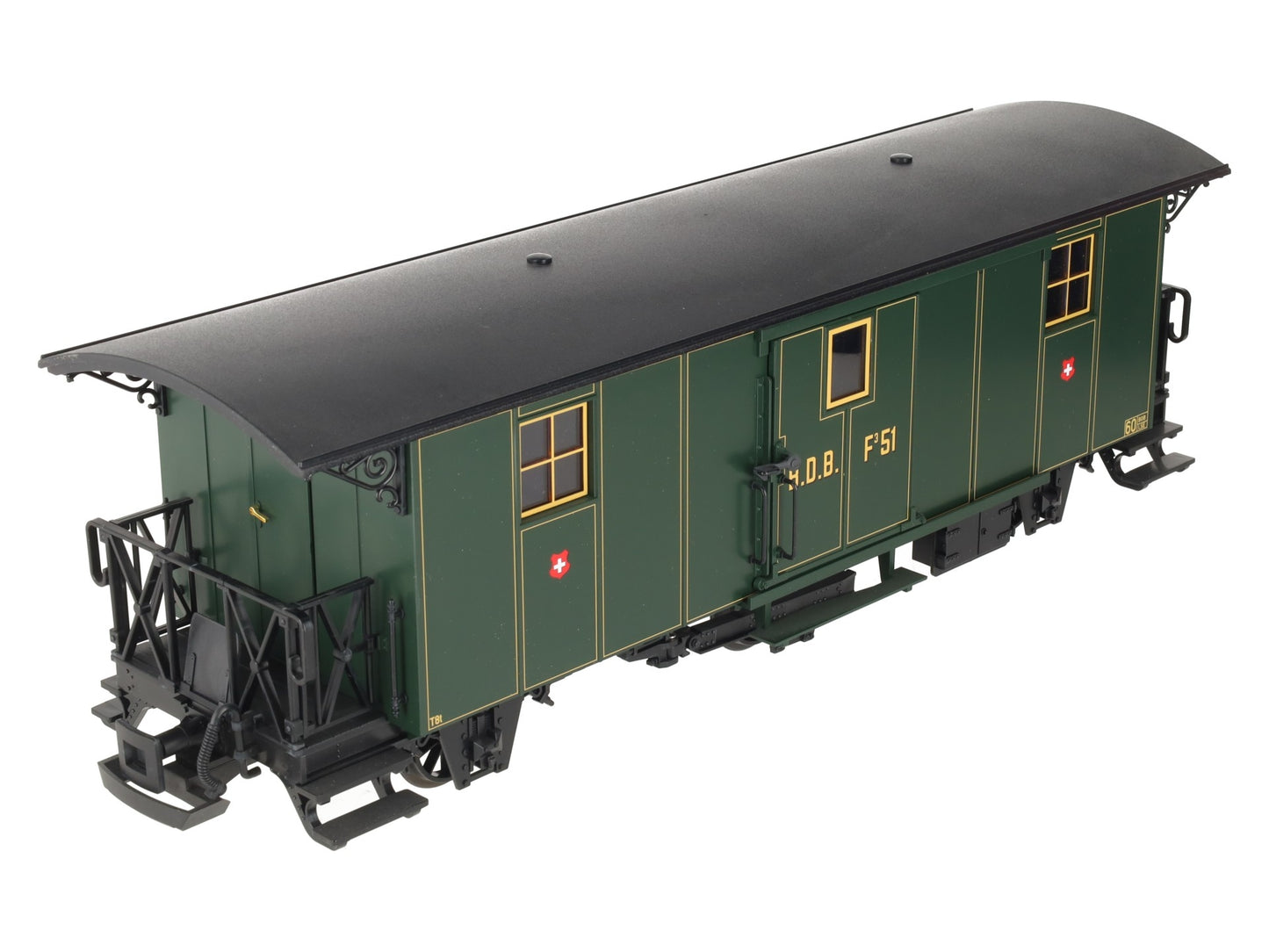 LGB 40330 G SBB "Ballenberg Post " Baggage Car - Plastic Wheels LN/Box