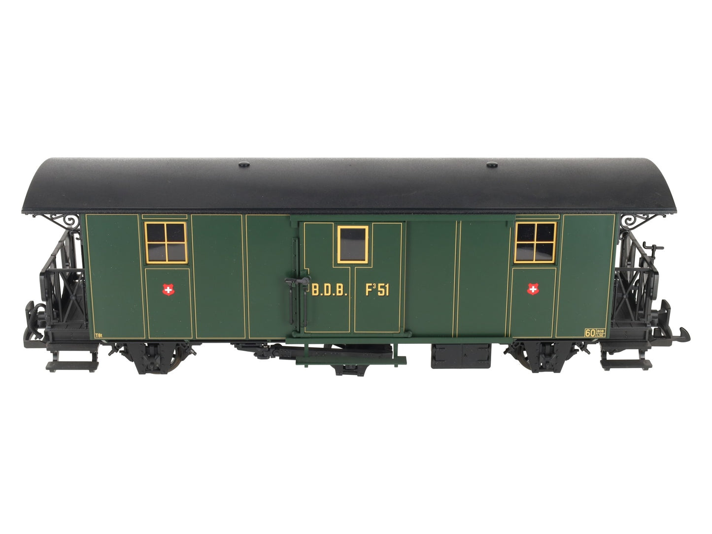 LGB 40330 G SBB "Ballenberg Post " Baggage Car - Plastic Wheels LN/Box