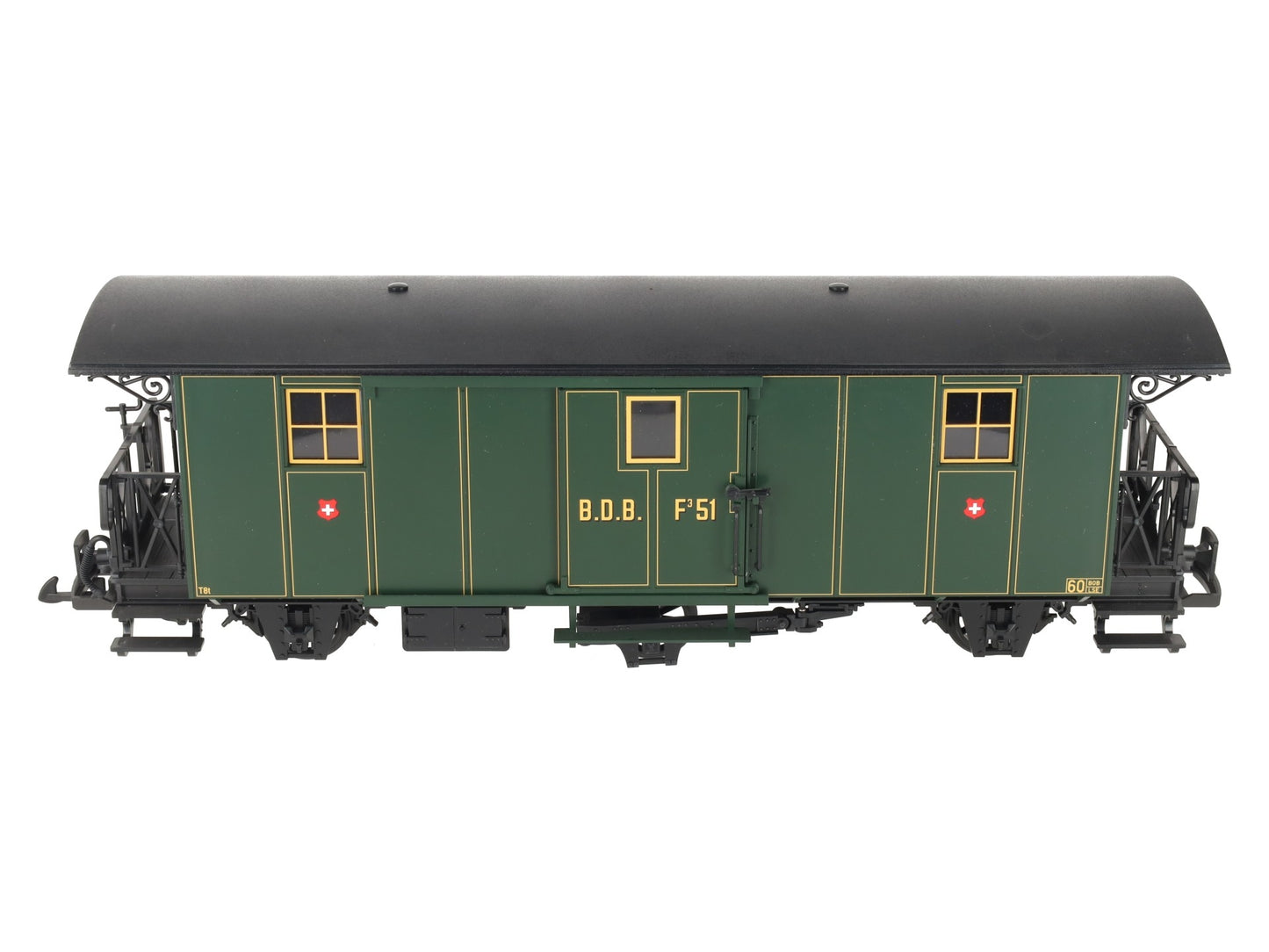 LGB 40330 G SBB "Ballenberg Post " Baggage Car - Plastic Wheels LN/Box