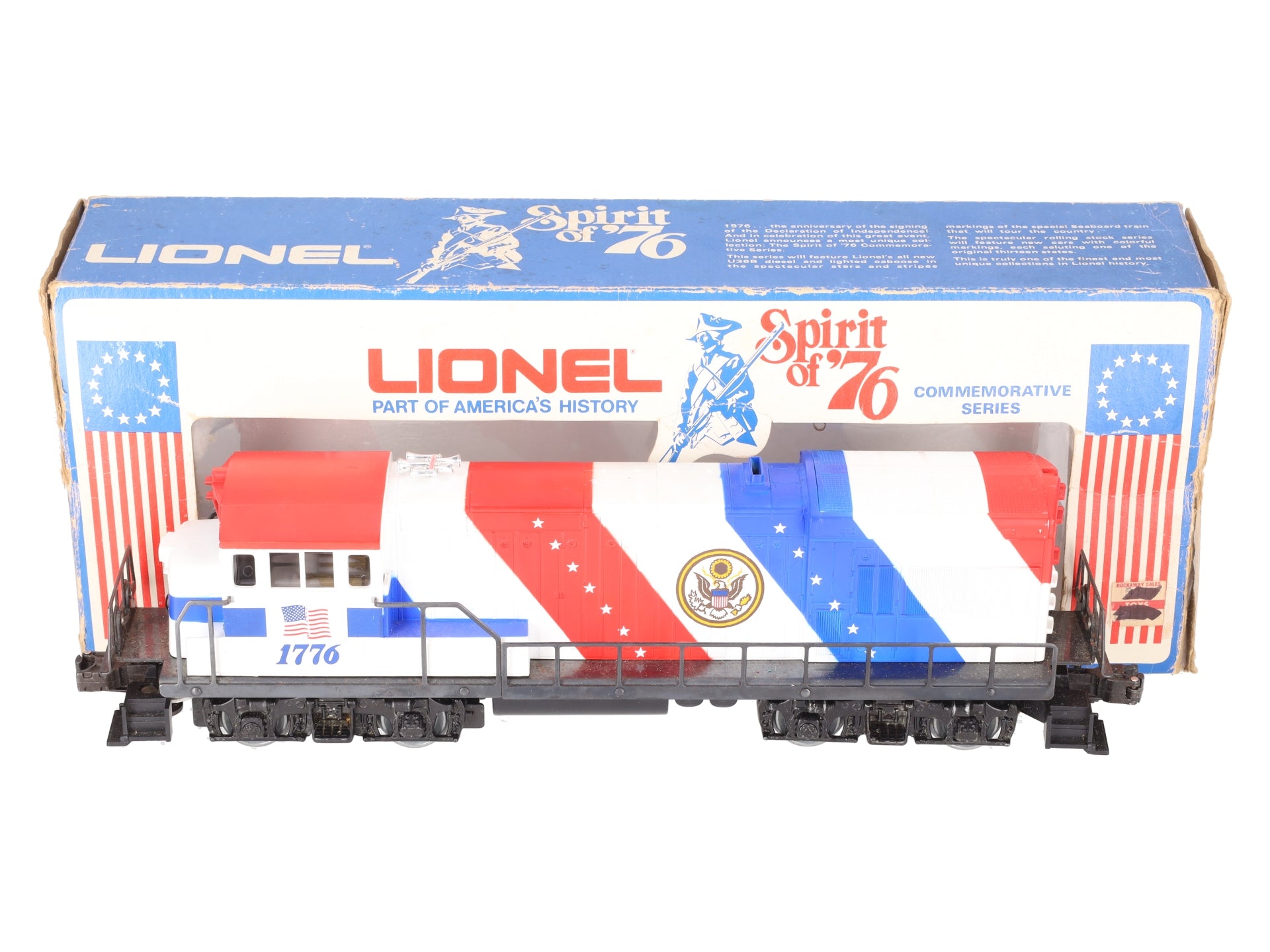 Lionel 6-1776 O Gauge Spirit of 76 U36B Powered Diesel Locomotive VG/Box