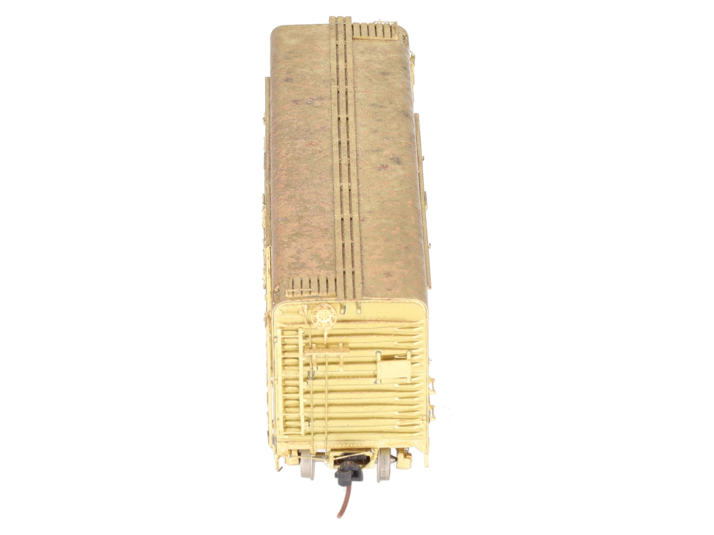 W & R HO BRASS  40' Round Roof Automobile Boxcar VG/Box