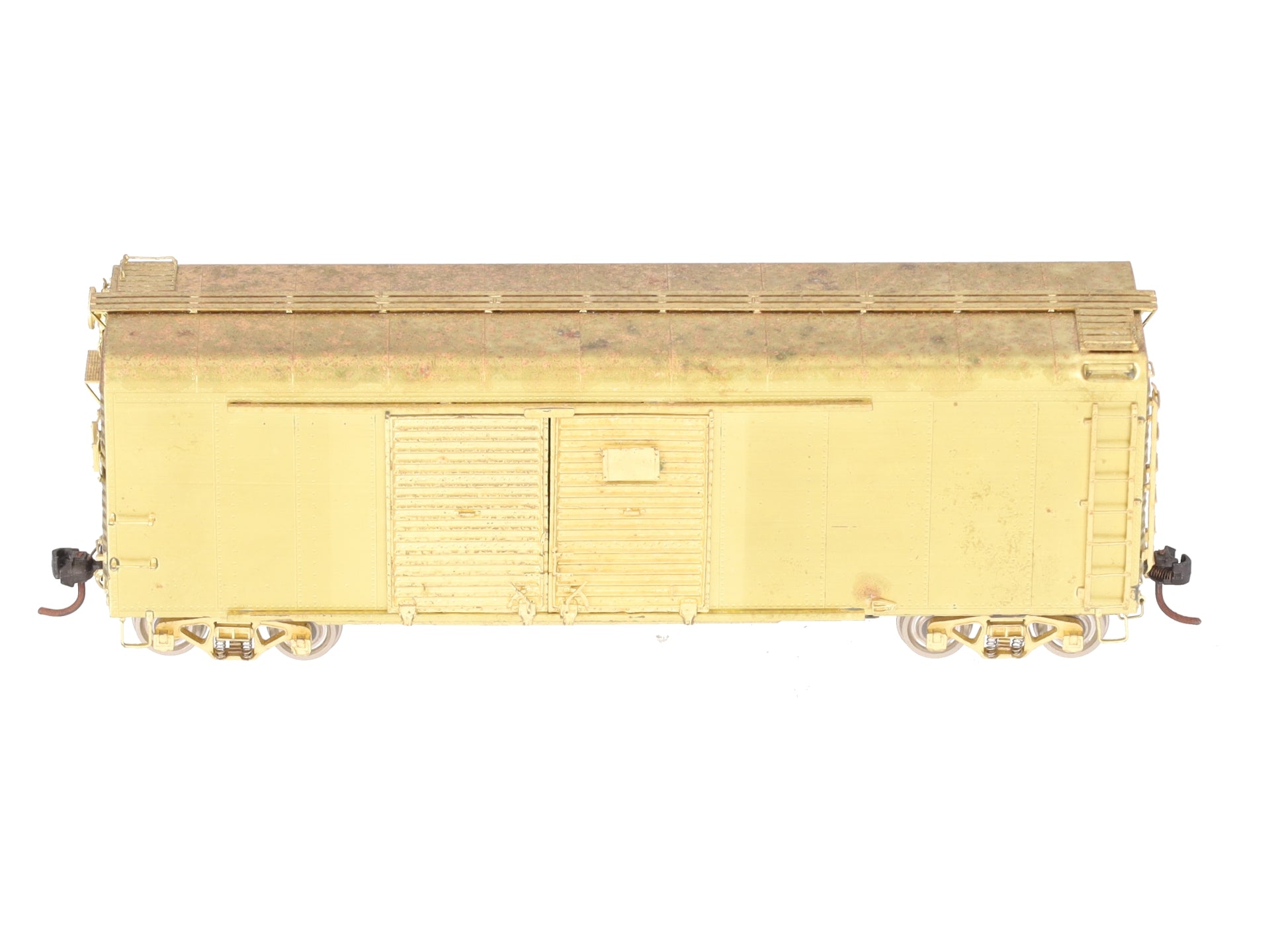 W & R HO BRASS  40' Round Roof Automobile Boxcar VG/Box
