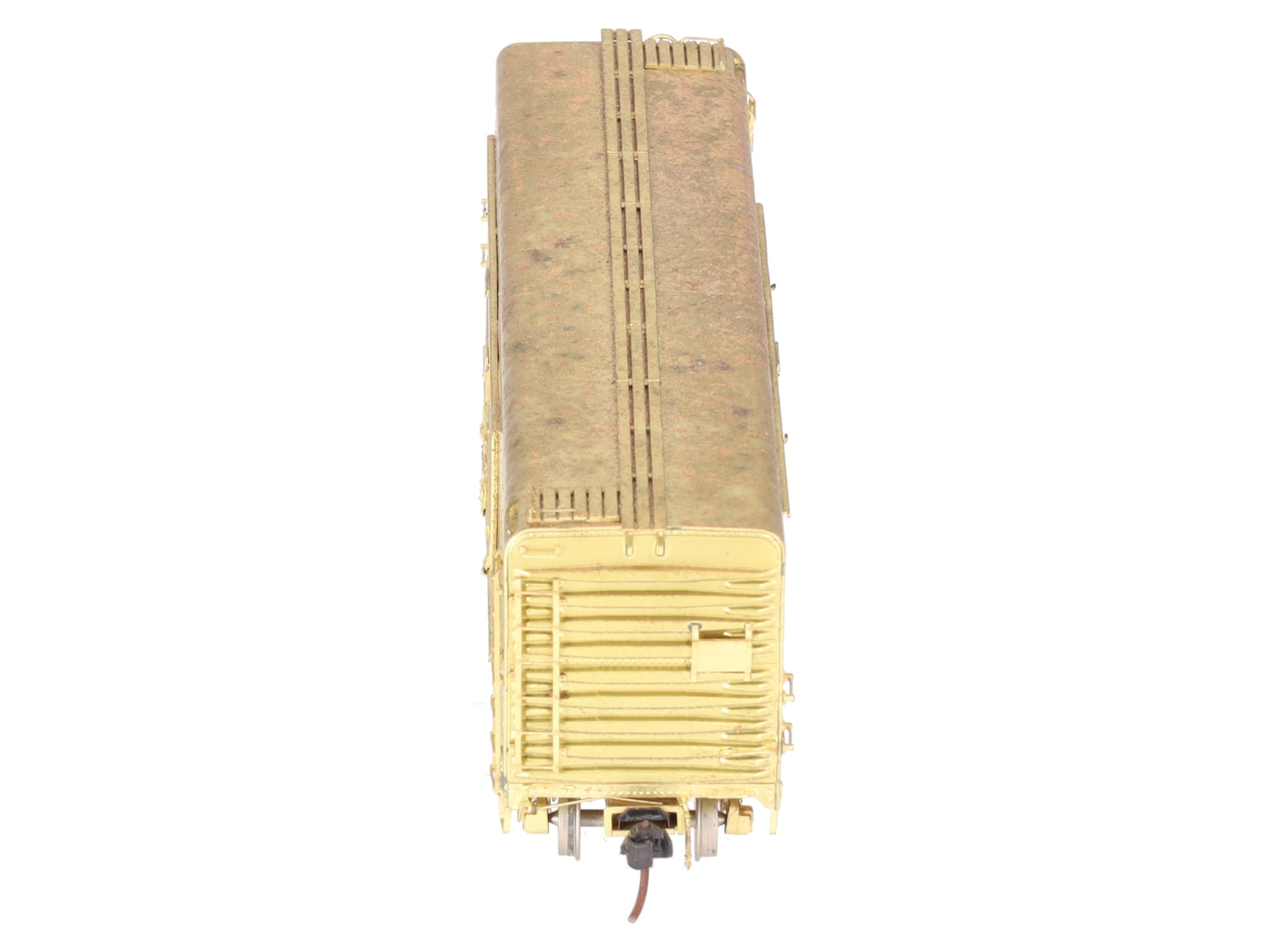 W & R HO BRASS  40' Round Roof Automobile Boxcar VG/Box