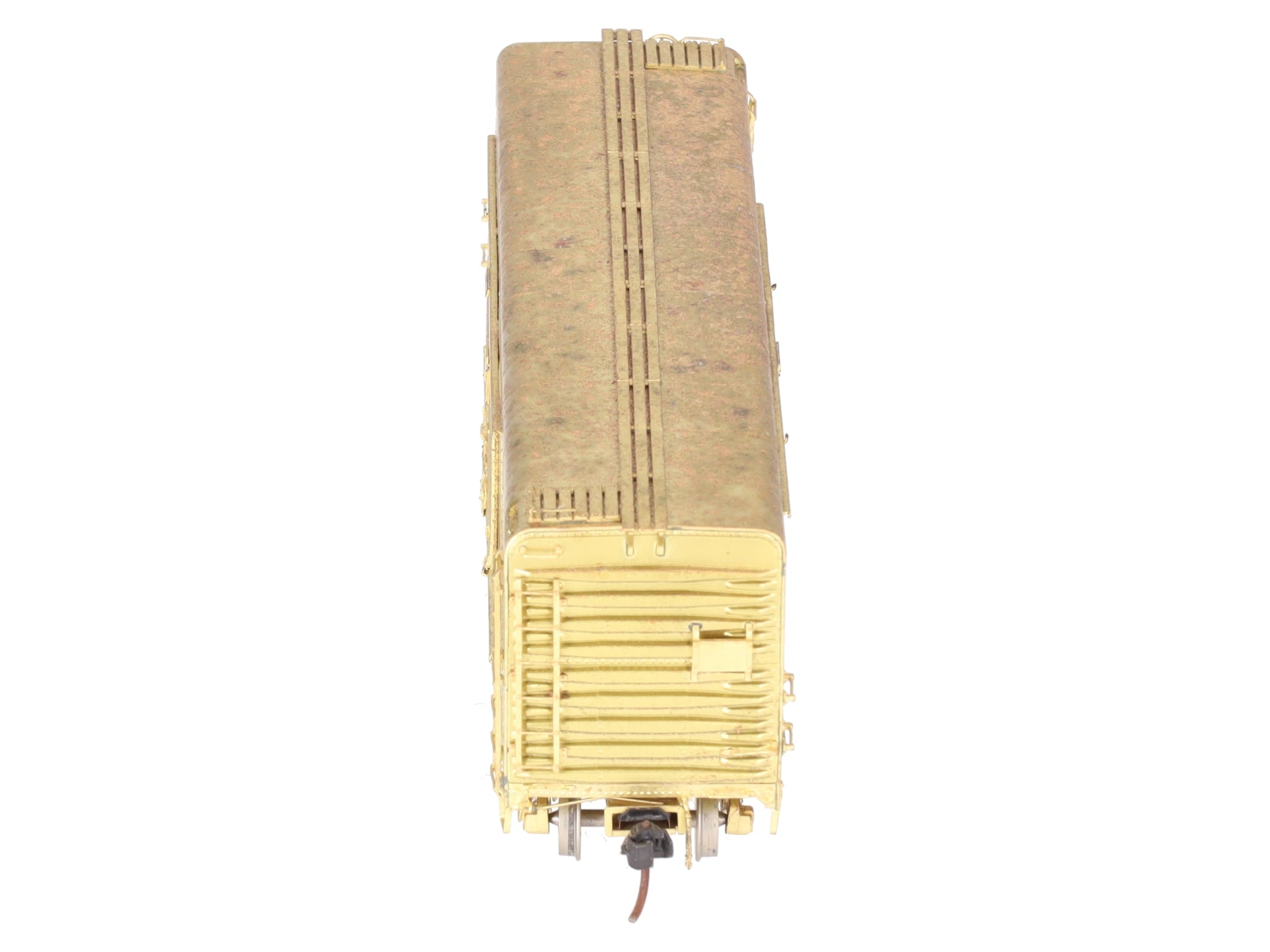 W & R HO BRASS  40' Round Roof Automobile Boxcar VG/Box