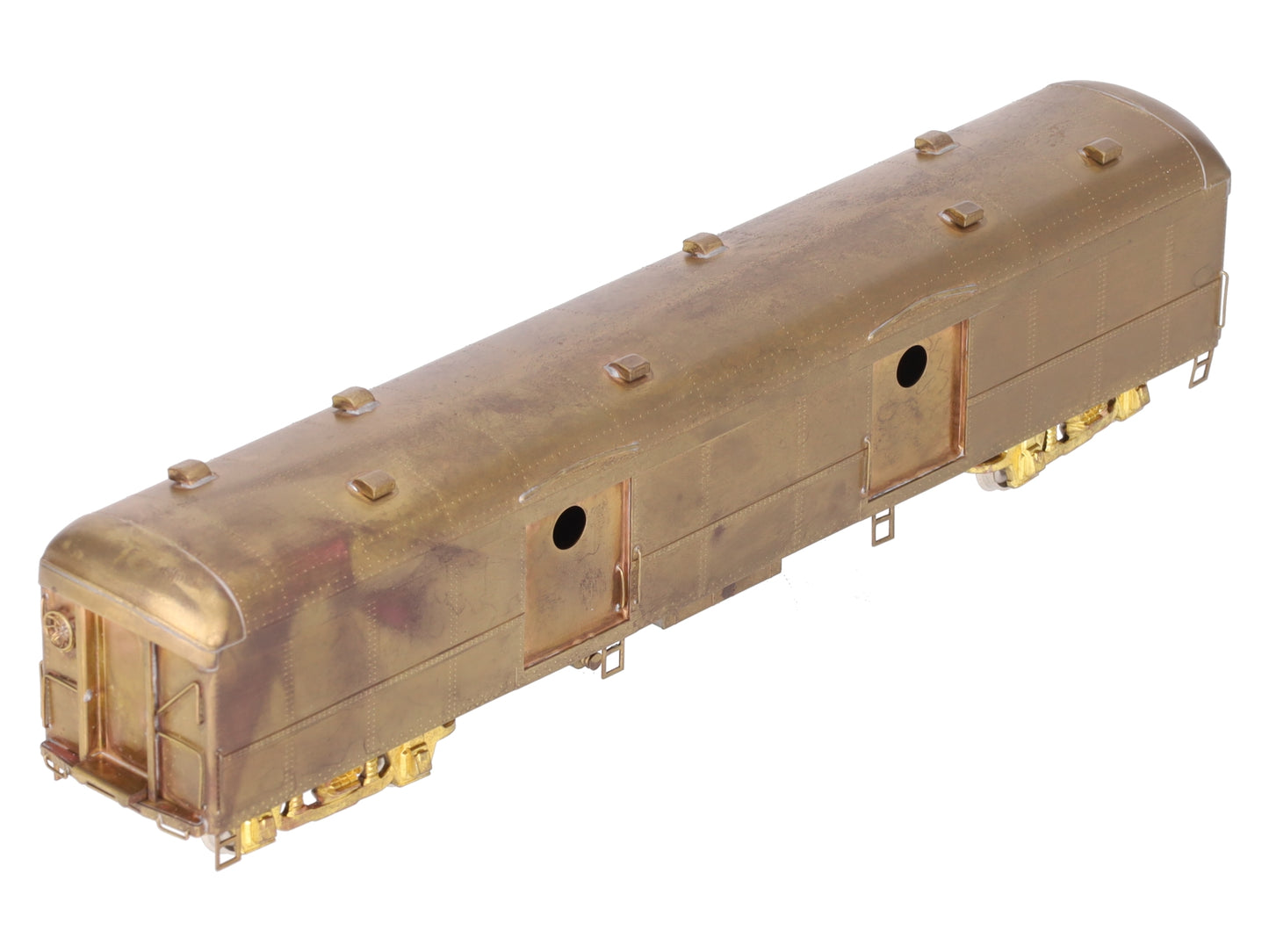 Custom NJ Brass PS-702 HO Scale Brass Pennsylvania Baggage Express Car EX/Box