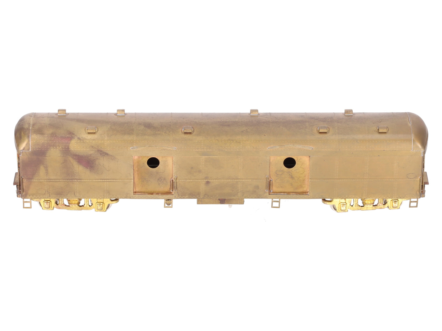 Custom NJ Brass PS-702 HO Scale Brass Pennsylvania Baggage Express Car EX/Box