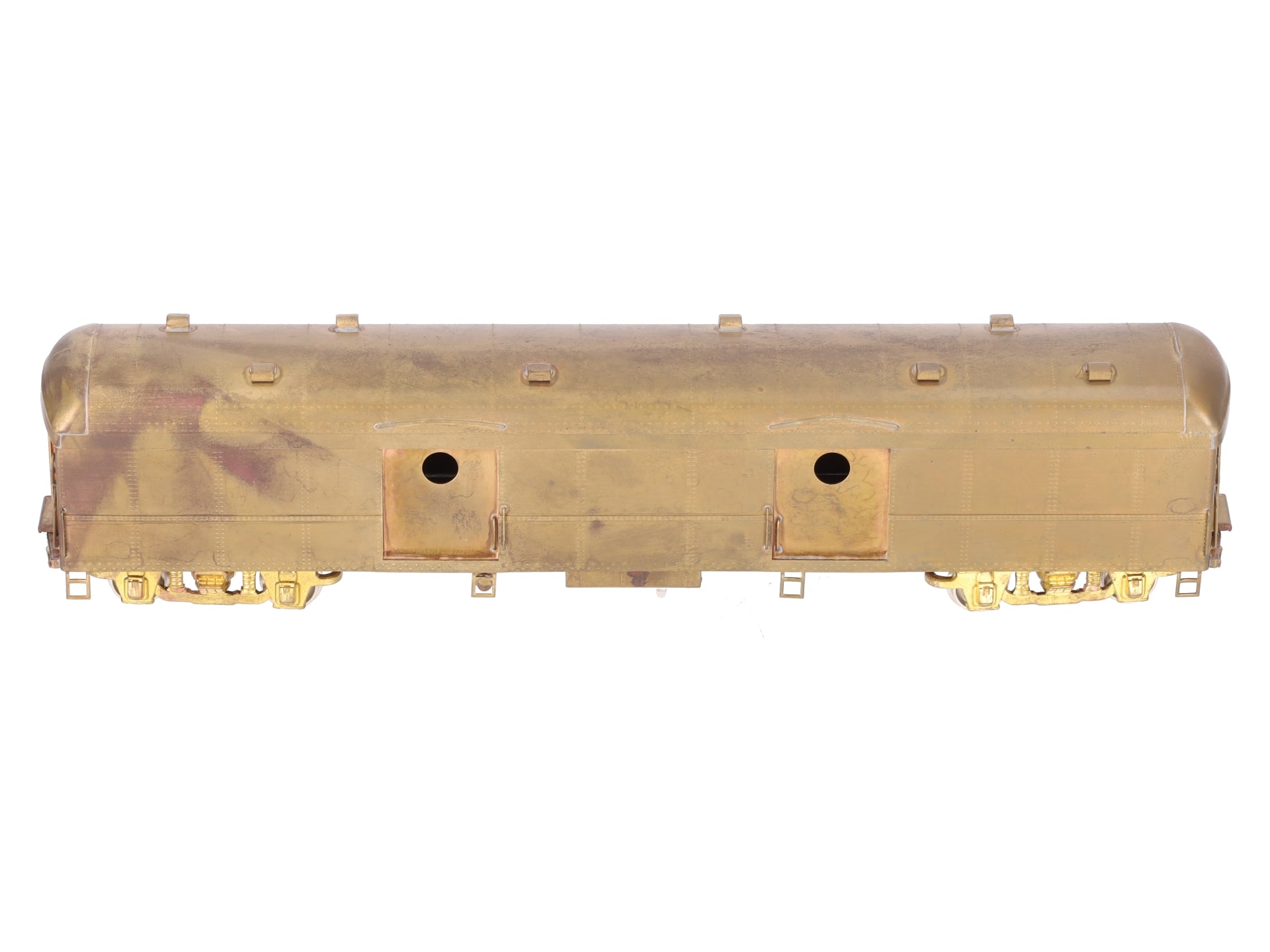 Custom NJ Brass PS-702 HO Scale Brass Pennsylvania Baggage Express Car EX/Box