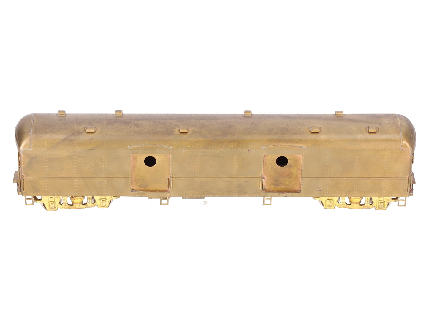 Custom NJ Brass PS-702 HO Scale Brass Pennsylvania Baggage Express Car EX/Box