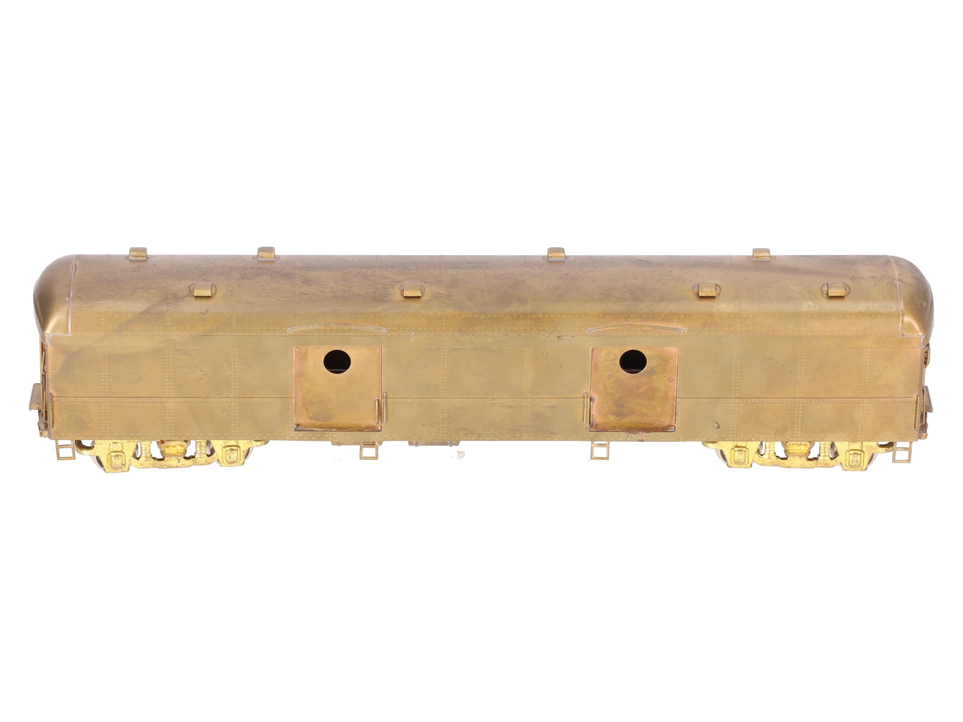 Custom NJ Brass PS-702 HO Scale Brass Pennsylvania Baggage Express Car EX/Box