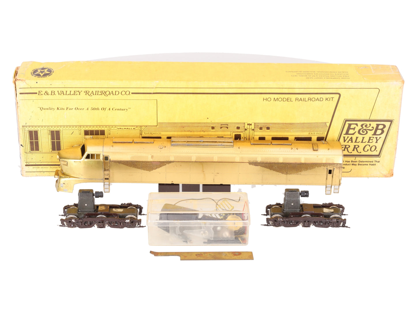 BRASS HO Scale Diesel Locomotive Powered B Unit Kit EX