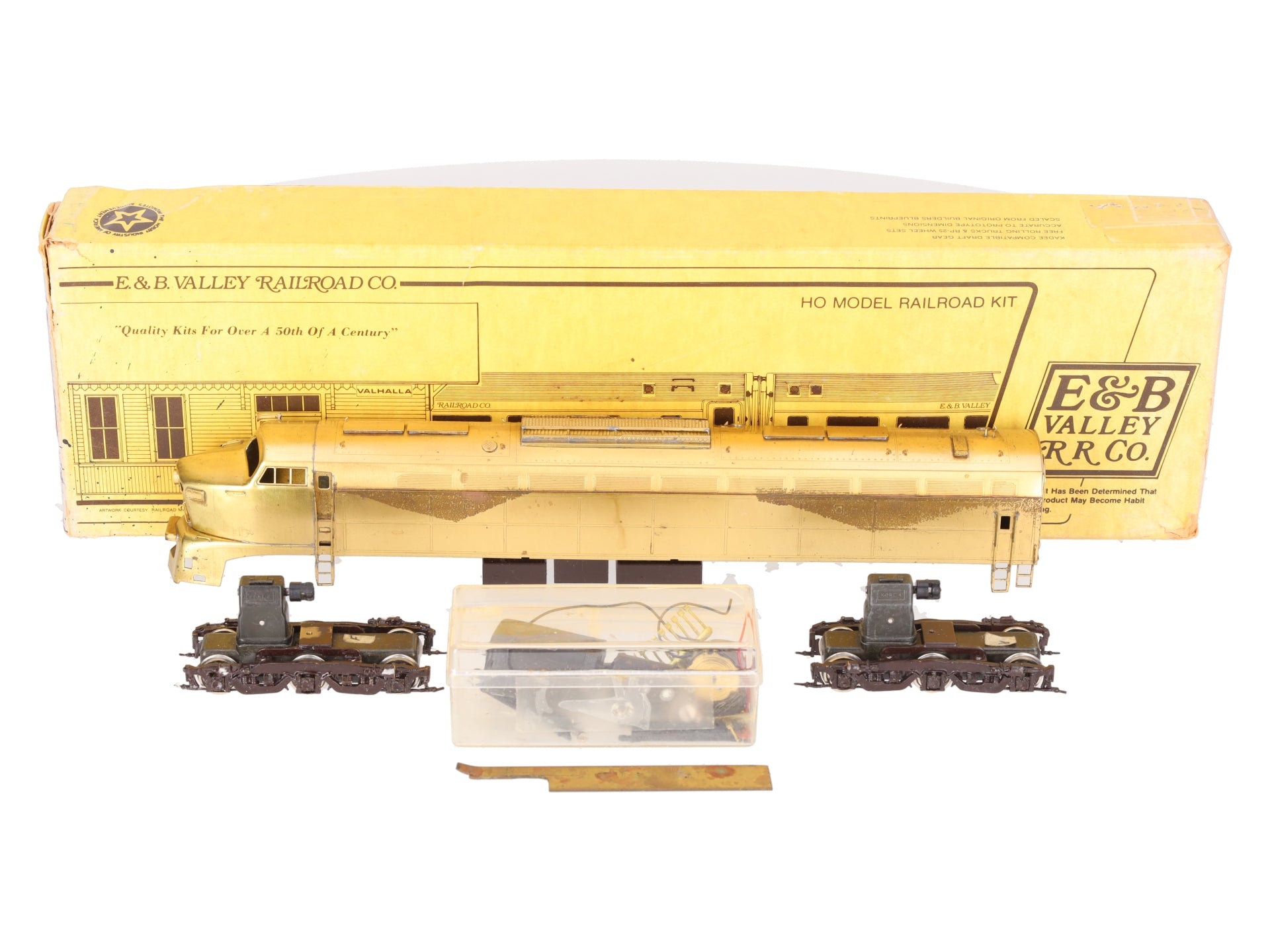 BRASS HO Scale Diesel Locomotive Powered B Unit Kit EX