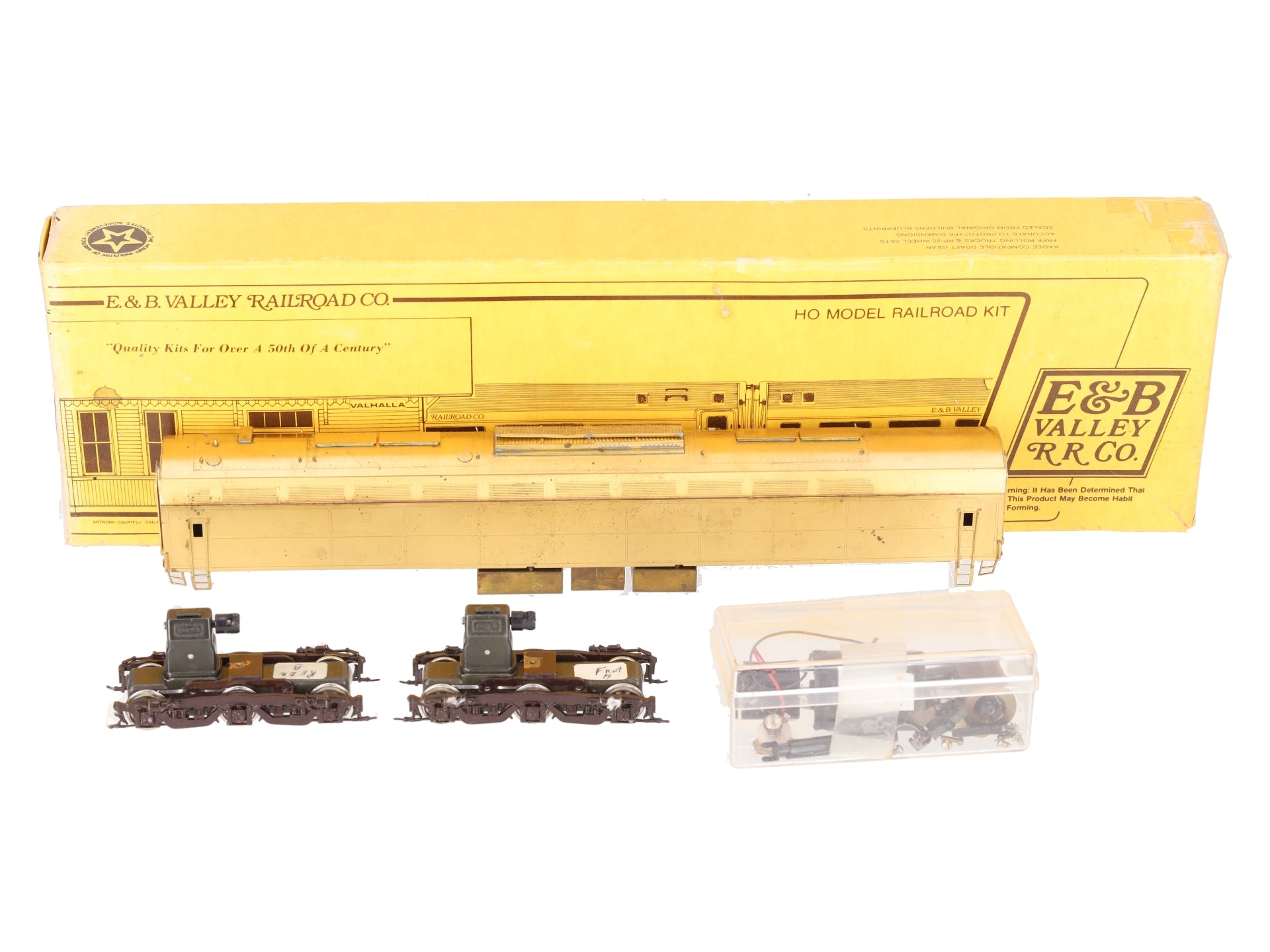 BRASS HO Scale Diesel Locomotive Powered B Unit Kit EX