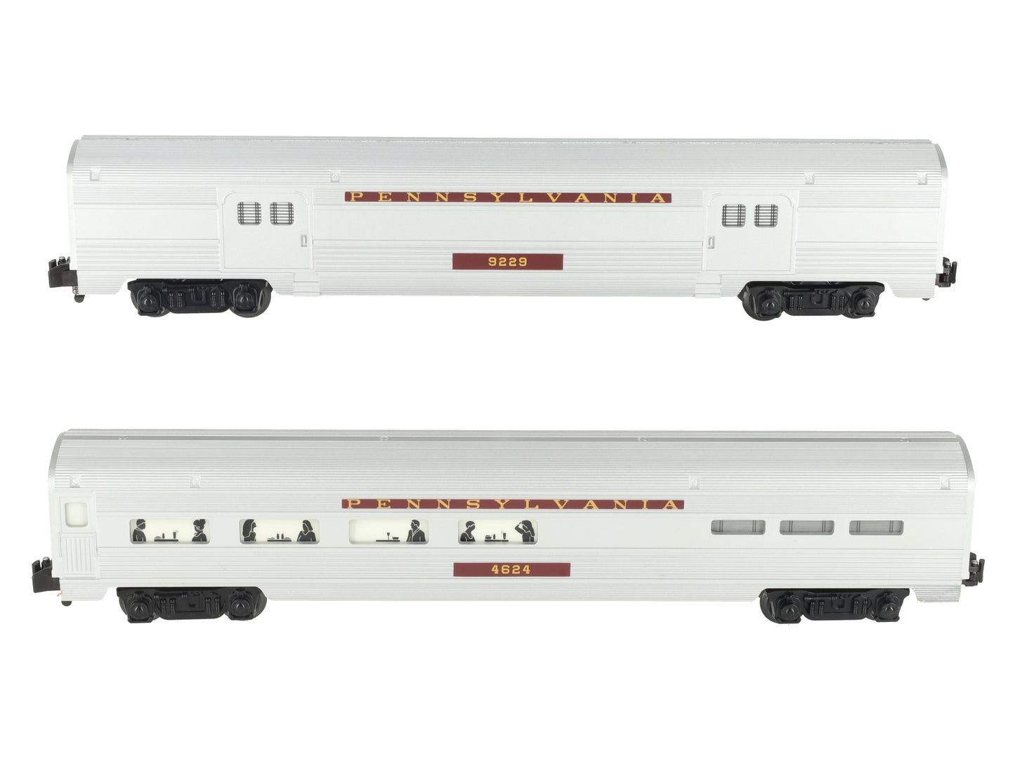 American Flyer 6-48975 S Scale Pennsylvania Railroad Passenger Set (Set of 2) LN/Box