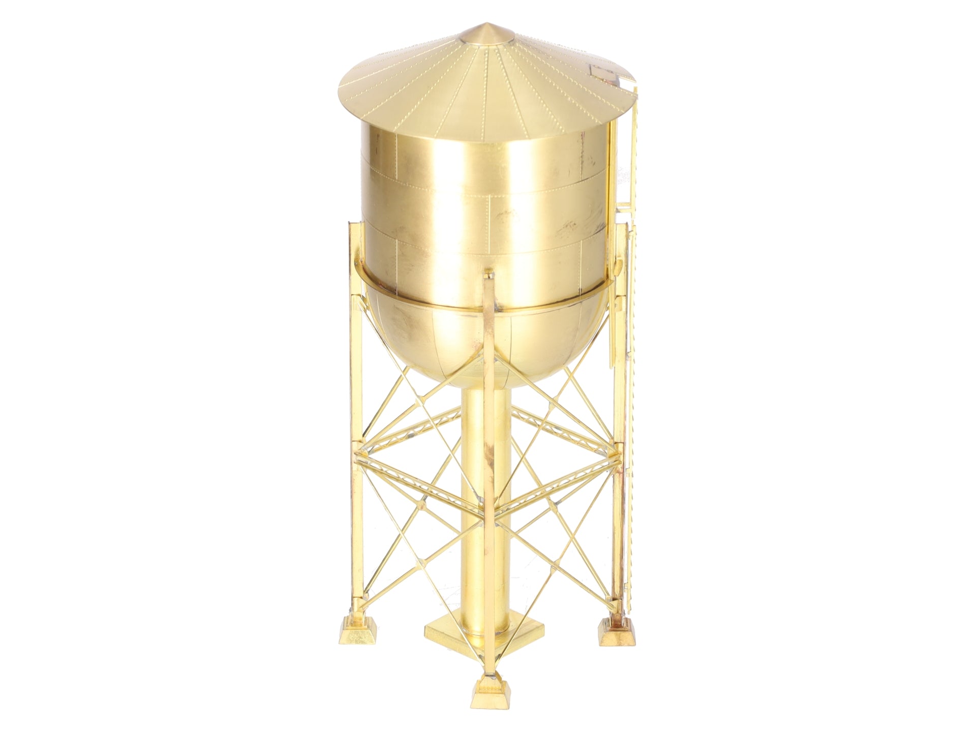 Railworks HO Scale BRASS PRR 50,000 Gallon Standard Steel Water Tank - Unpainted EX/Box