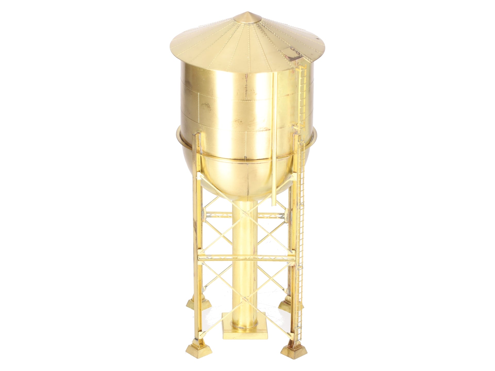 Railworks HO Scale BRASS PRR 50,000 Gallon Standard Steel Water Tank - Unpainted EX/Box