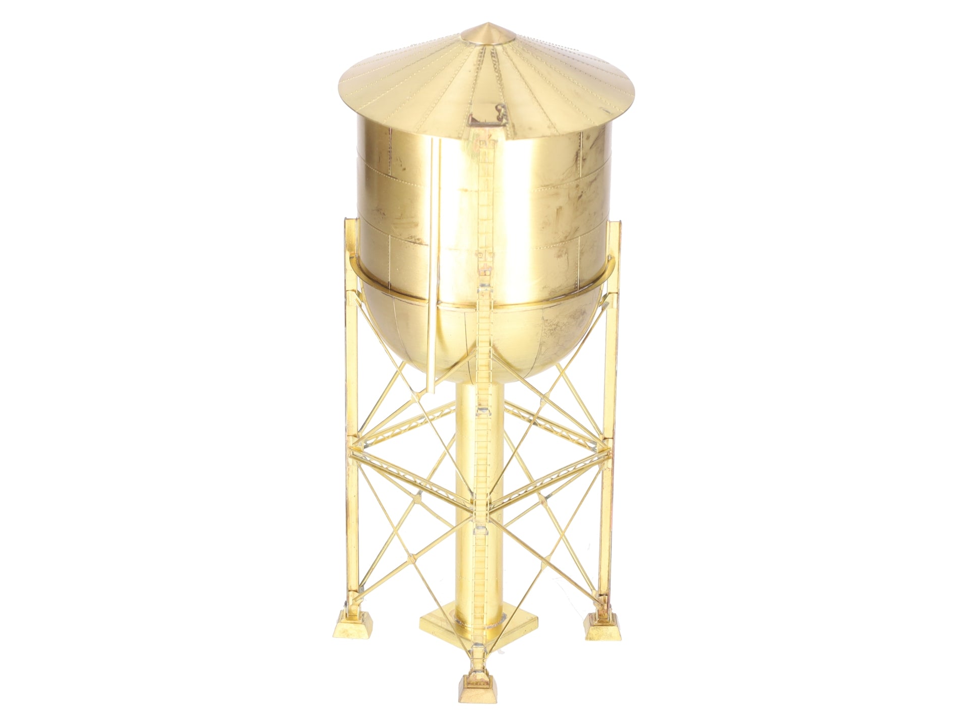 Railworks HO Scale BRASS PRR 50,000 Gallon Standard Steel Water Tank - Unpainted EX/Box