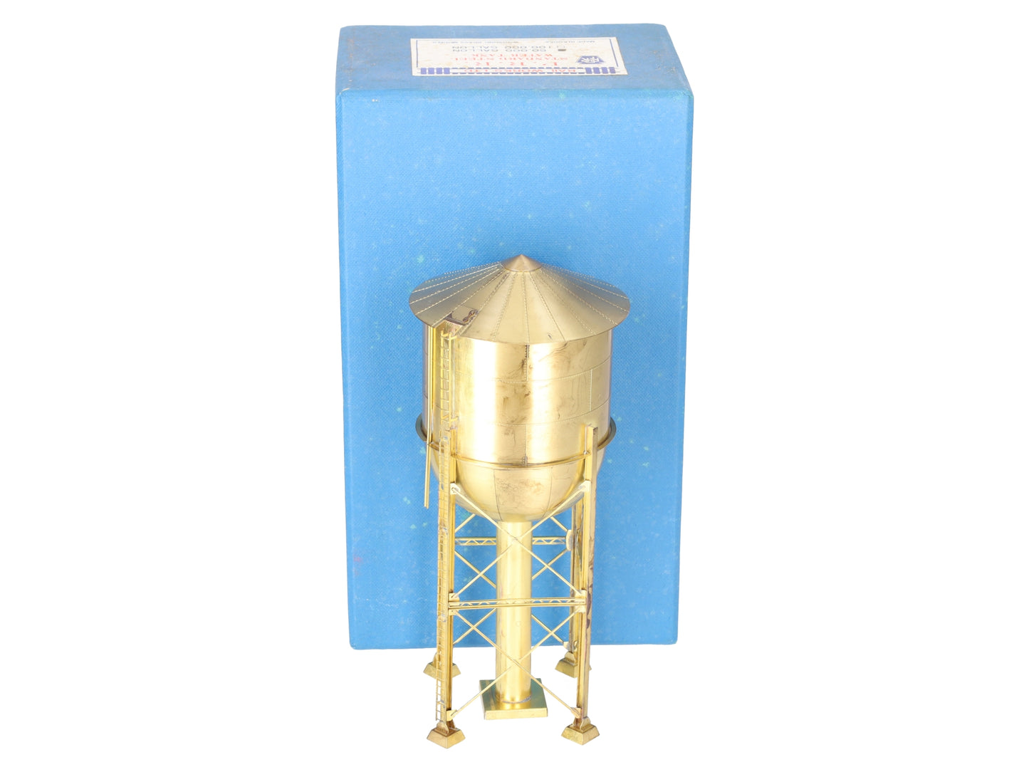 Railworks HO Scale BRASS PRR 50,000 Gallon Standard Steel Water Tank - Unpainted EX/Box
