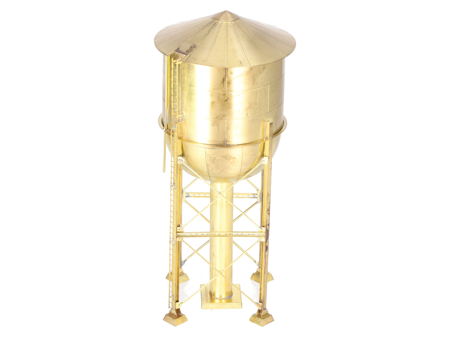 Railworks HO Scale BRASS PRR 50,000 Gallon Standard Steel Water Tank - Unpainted EX/Box