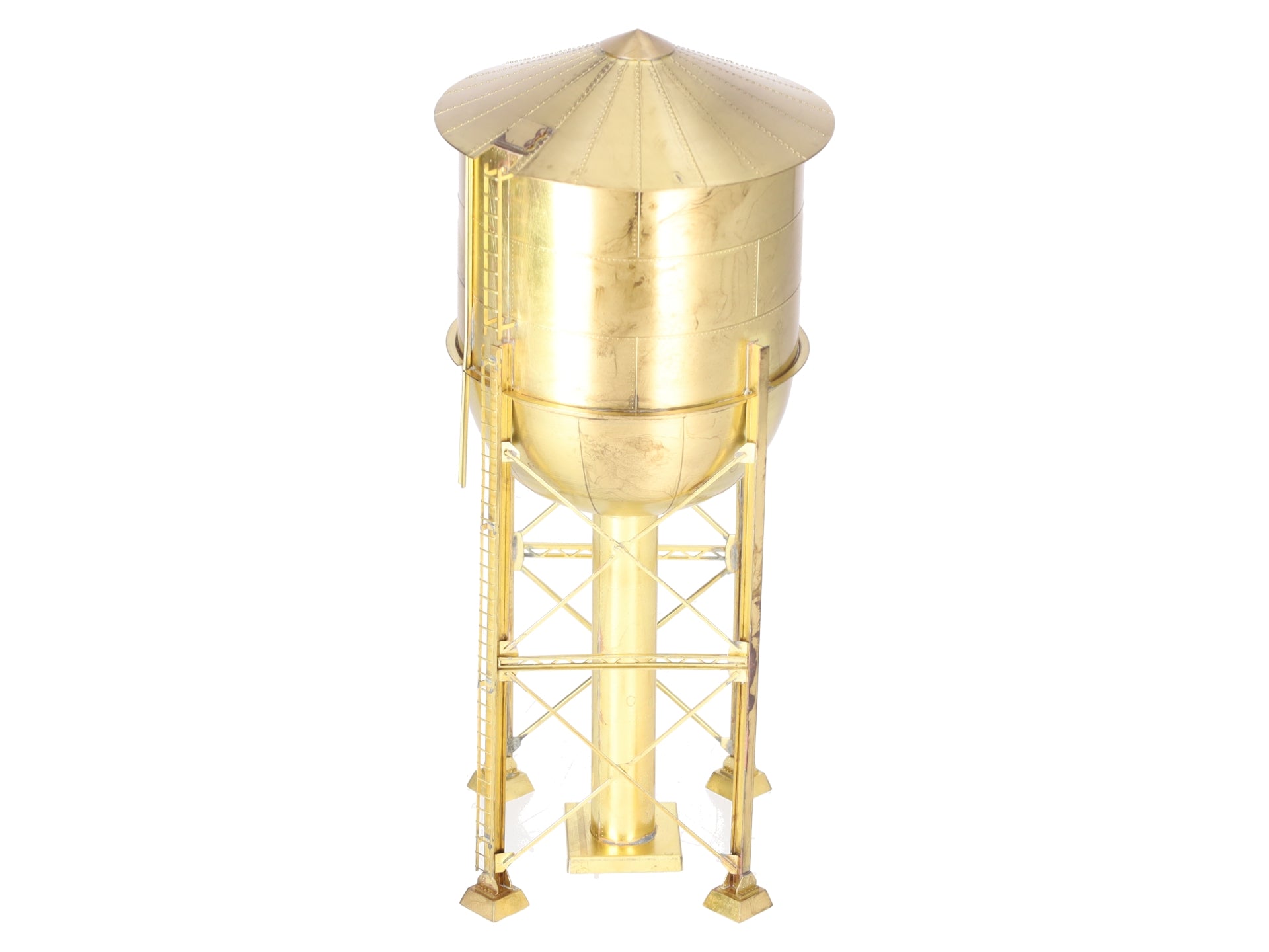 Railworks HO Scale BRASS PRR 50,000 Gallon Standard Steel Water Tank - Unpainted EX/Box