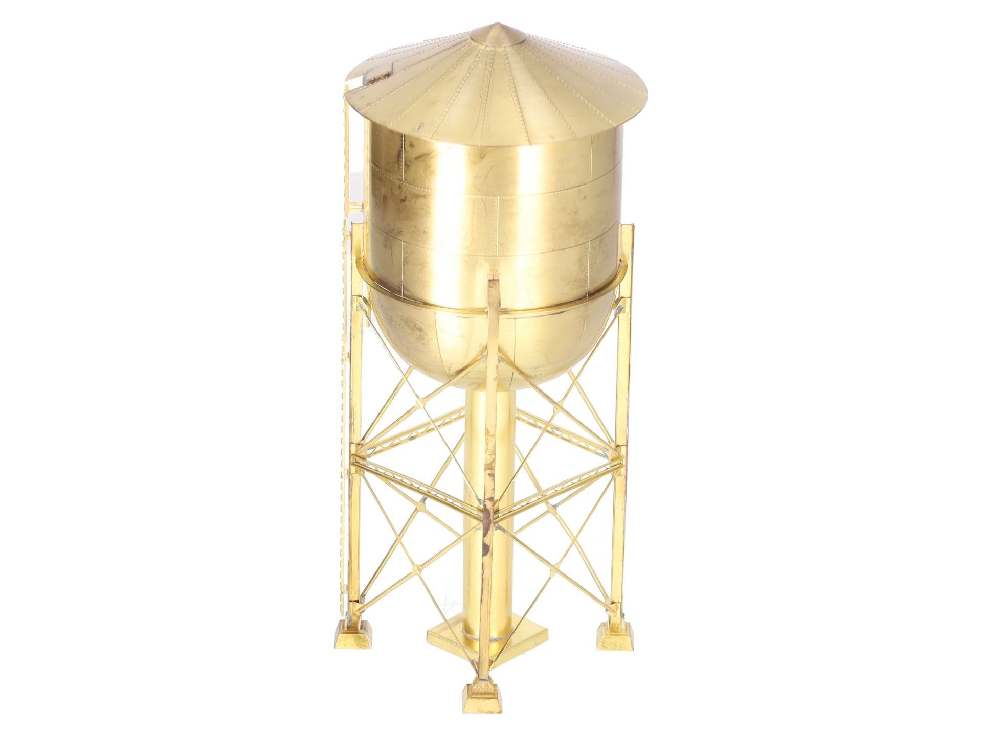 Railworks HO Scale BRASS PRR 50,000 Gallon Standard Steel Water Tank - Unpainted EX/Box